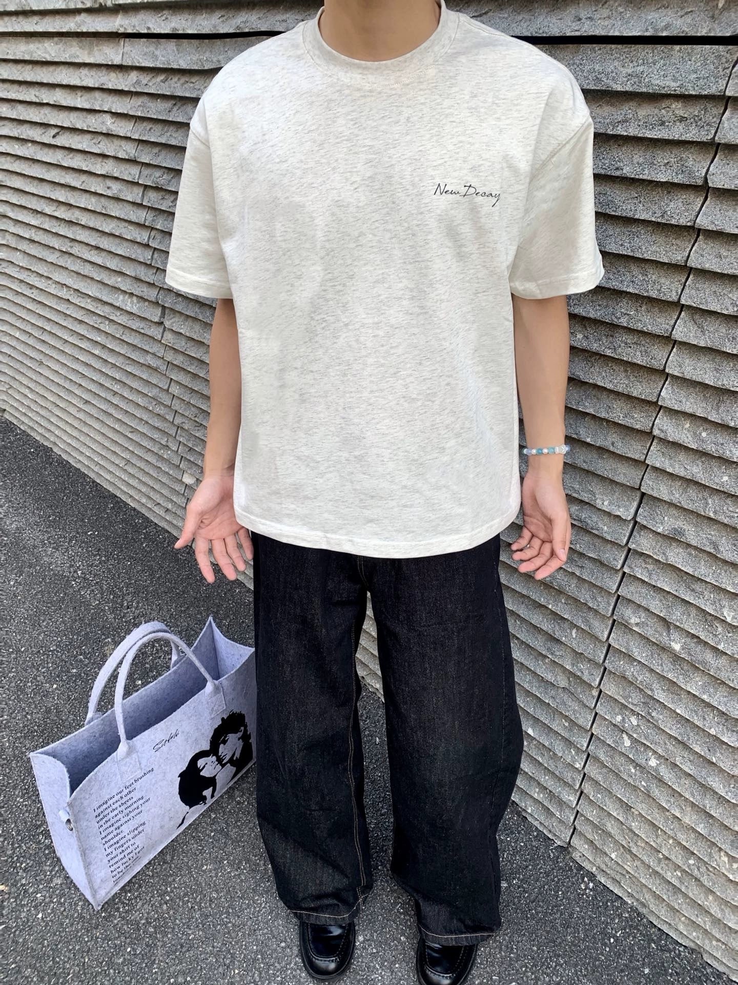 Small Logo Cotton Crewneck T-Shirt - Image 4