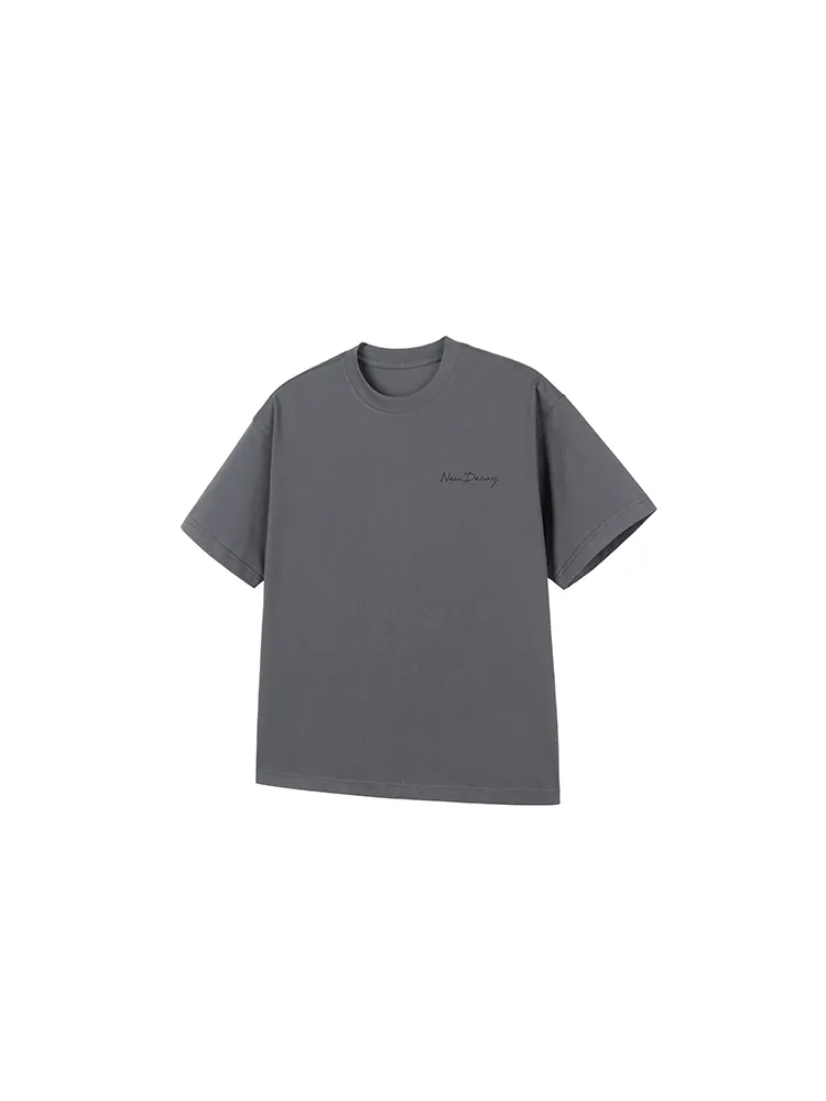 Small Logo Cotton Crewneck T-Shirt - Image 9
