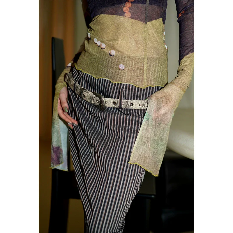 Snakeskin Western Grommet Belt - Image 4