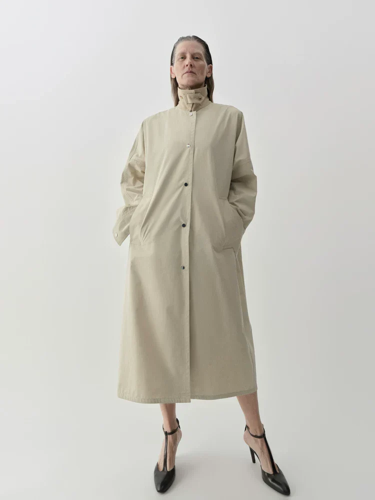 Snap-Front Stand Coat - Image 2