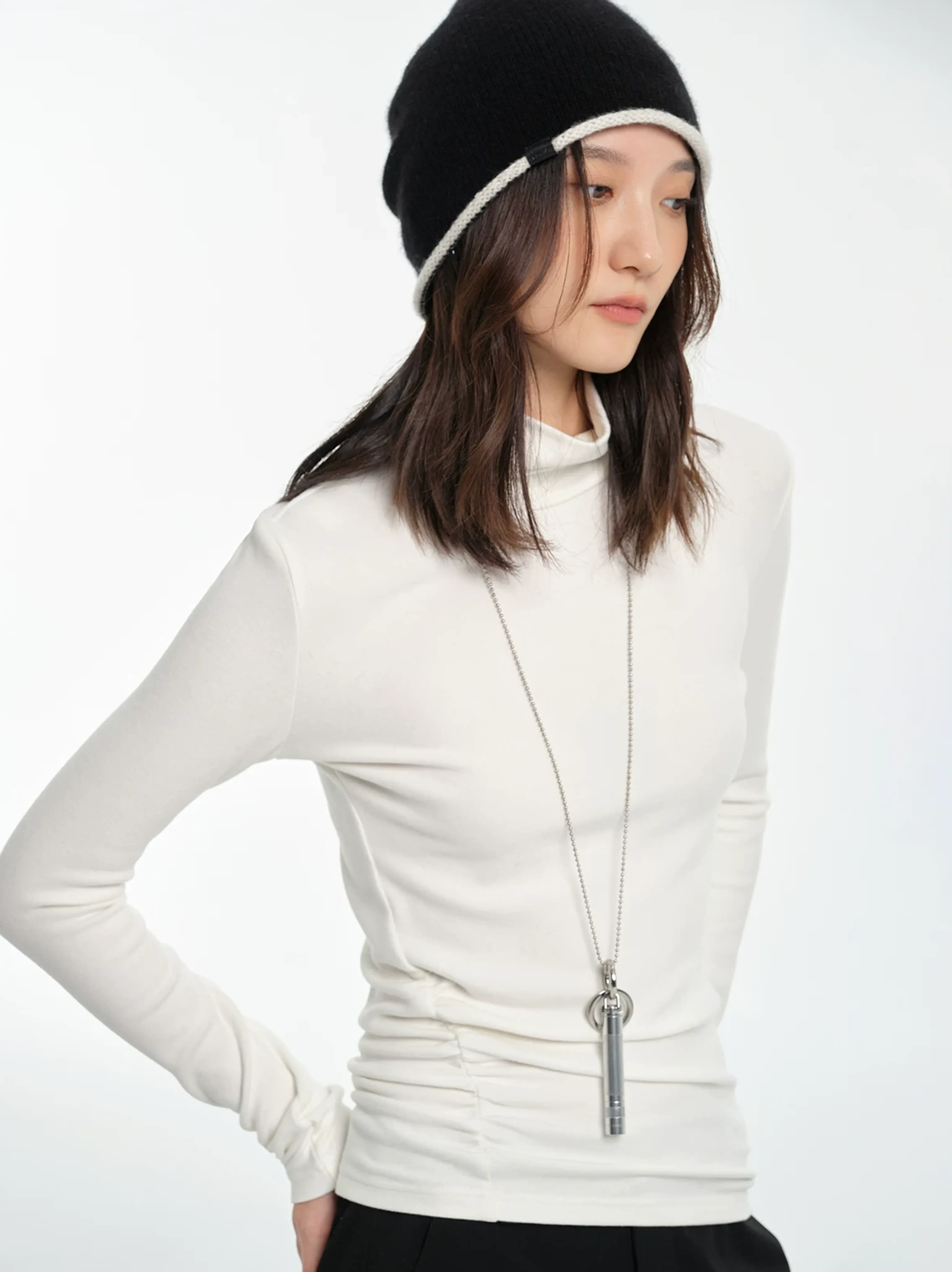 Soft Double-Sided Micro Fleece Turtleneck - Image 6