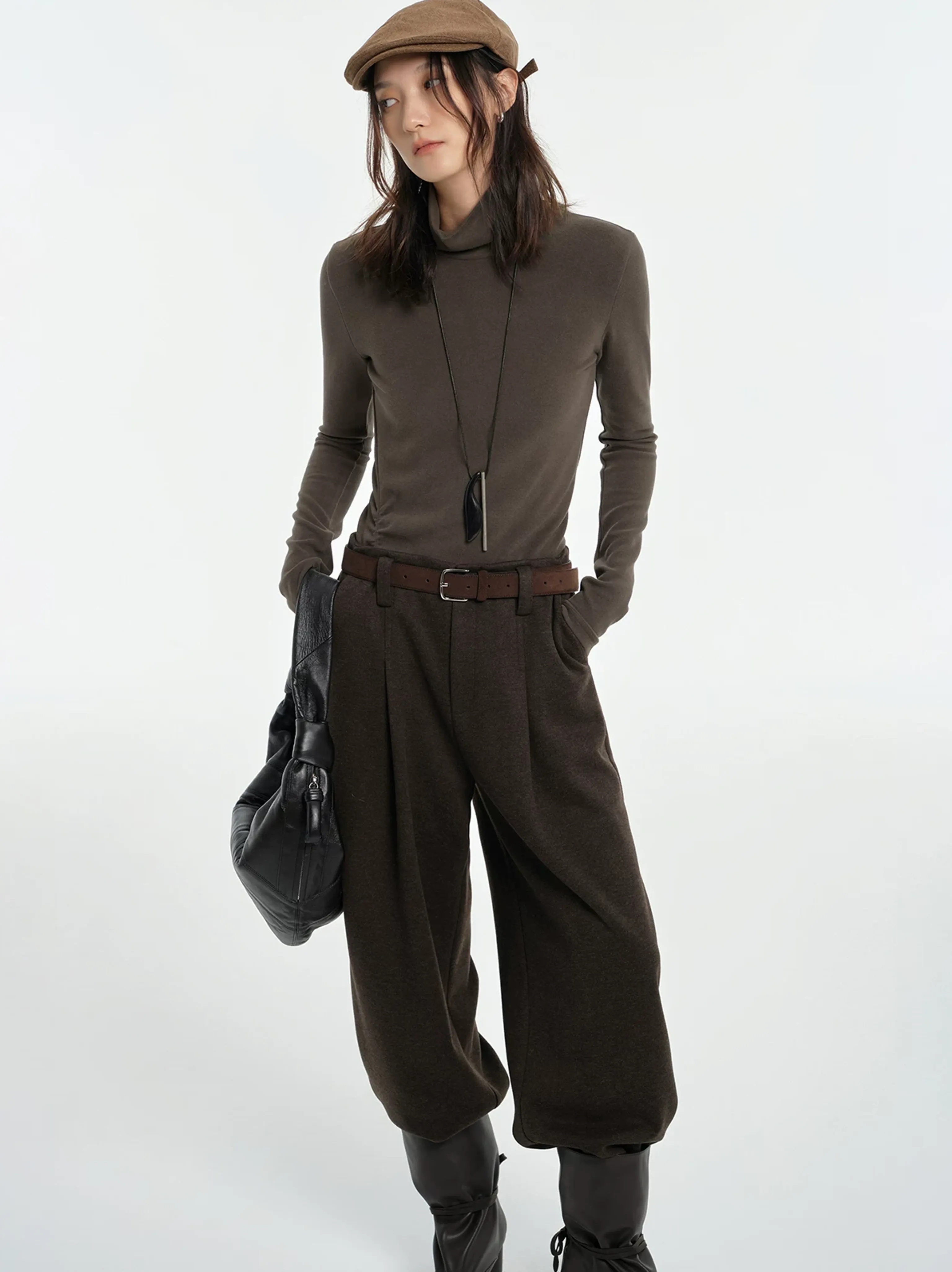 Soft Double-Sided Micro Fleece Turtleneck - Image 8