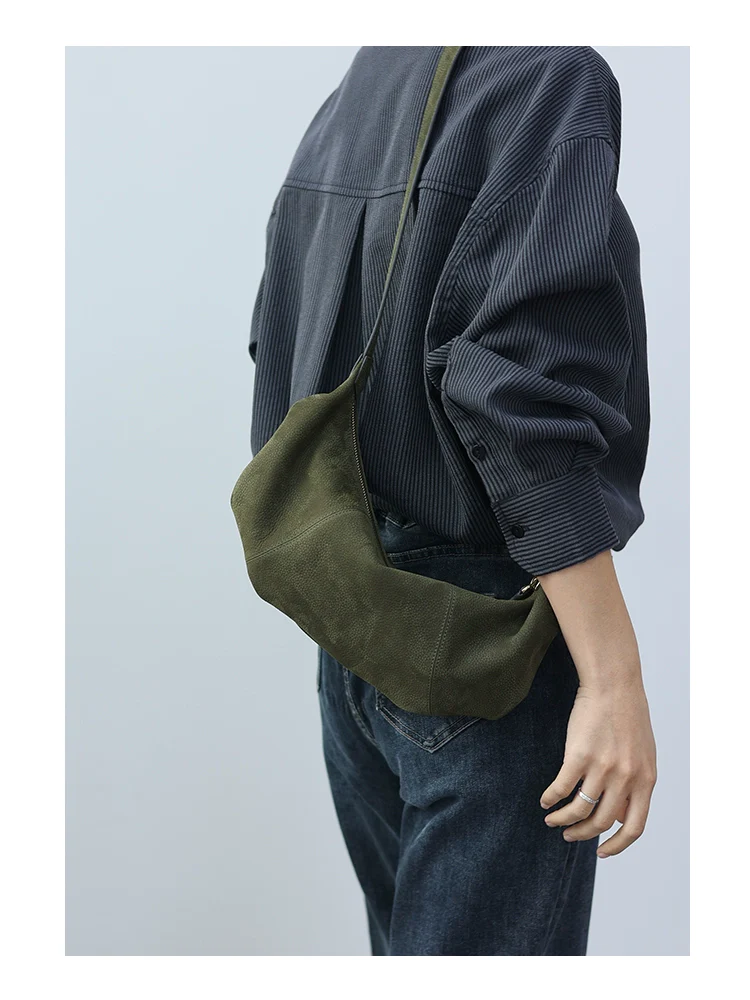 Soft Leather Croissant Bag - Image 6