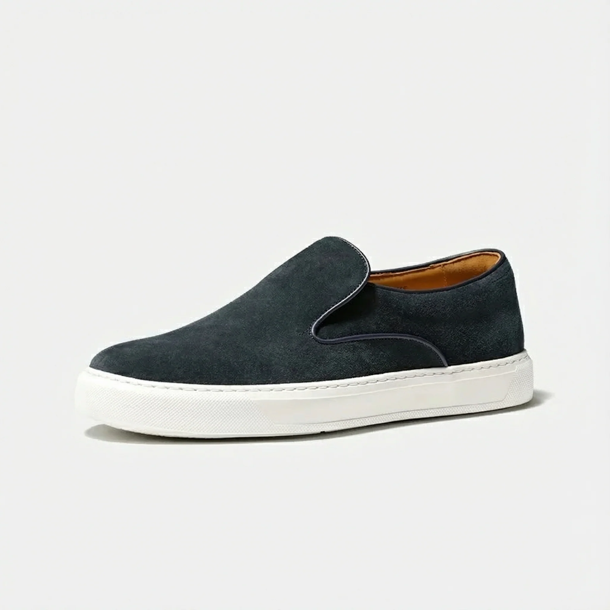 Soft-Soled Suede Slip-Ons