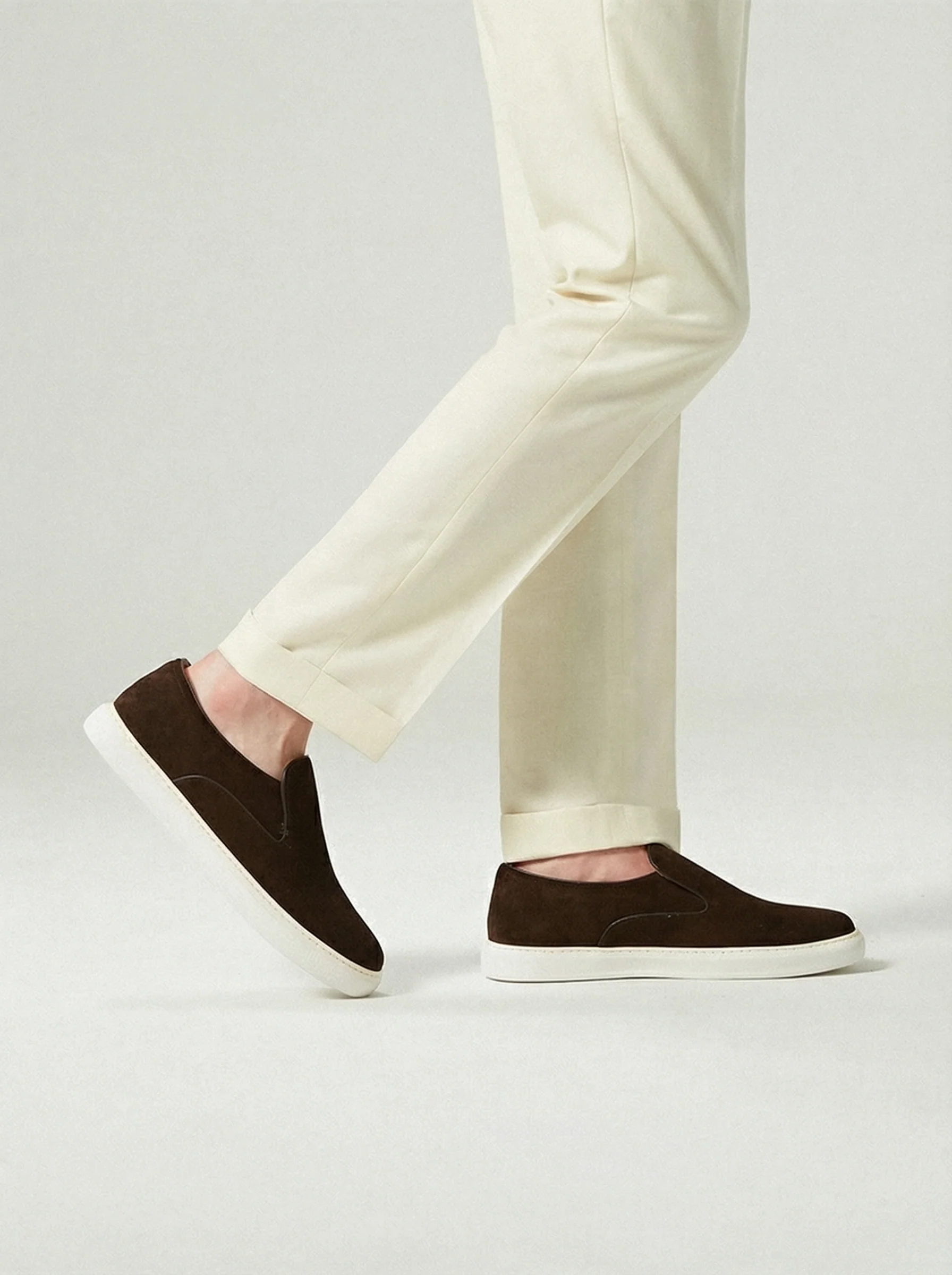 Soft-Soled Suede Slip-Ons - Image 3