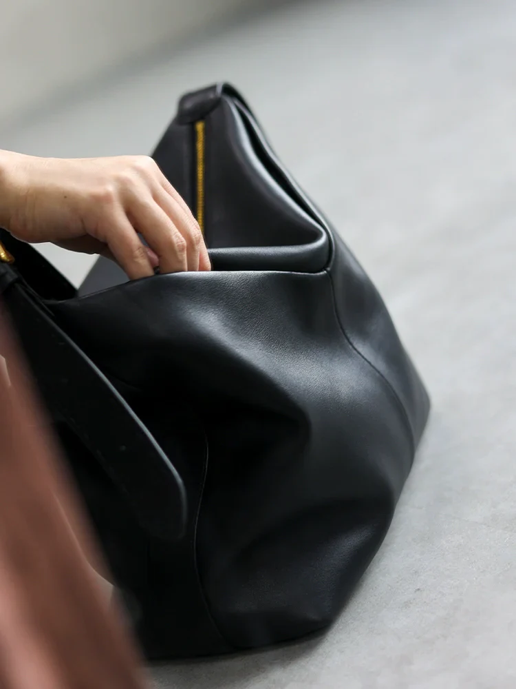 Soft Top-Grain Cowhide Tote - Image 4