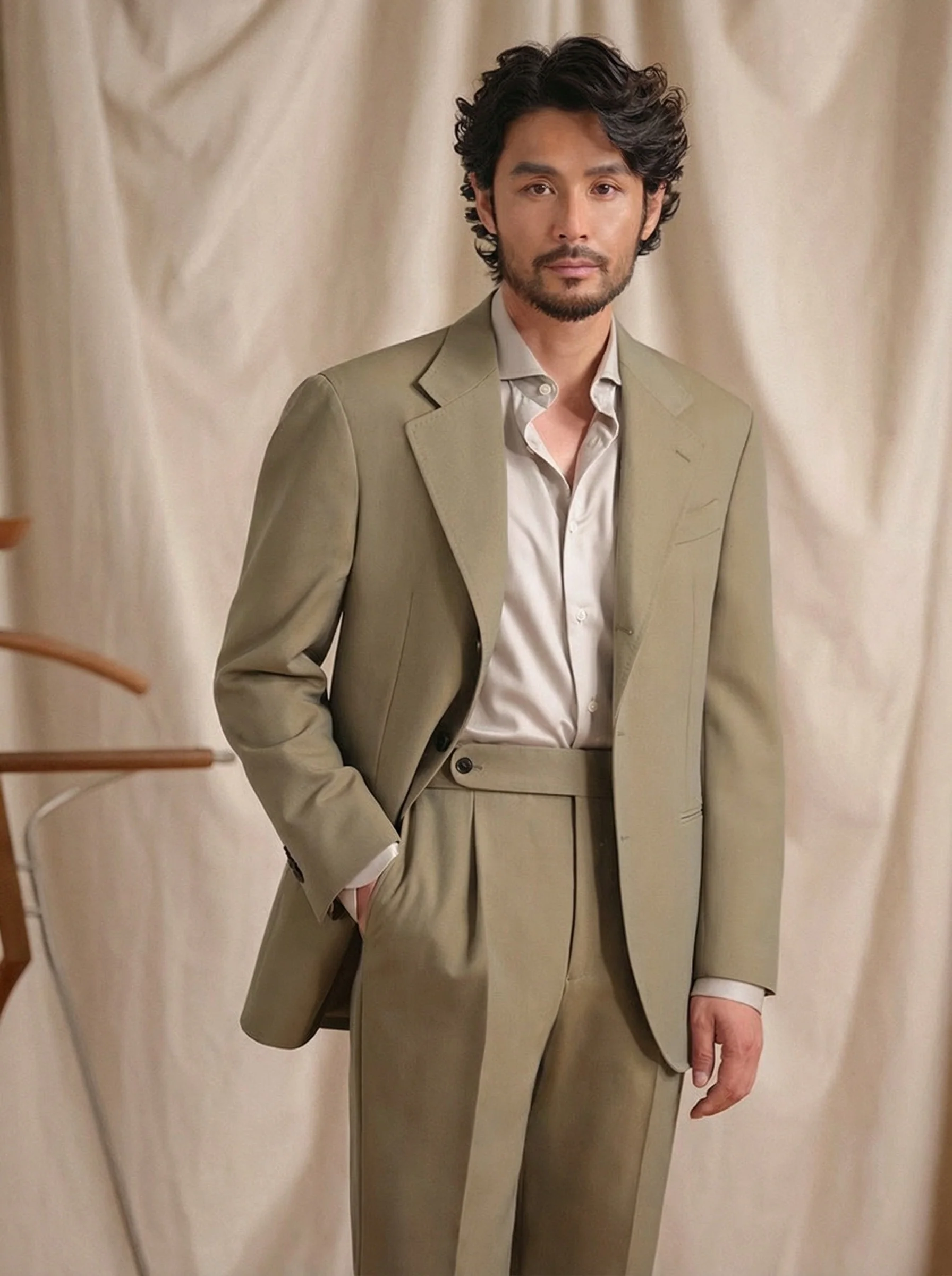 Solaro Wool-Blend Two-Piece Suit
