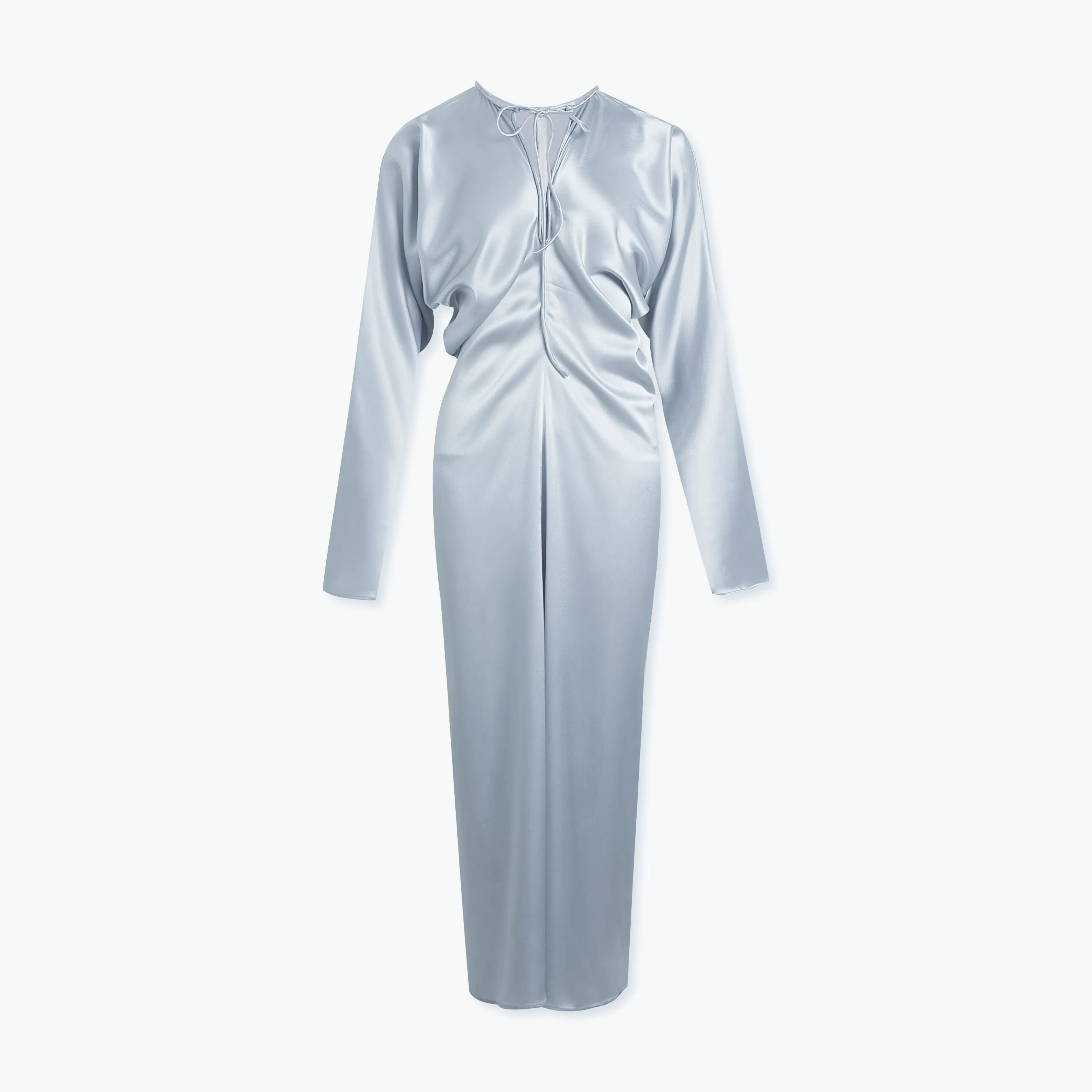 Sophisticated Satin Elegance Dress - Image 5