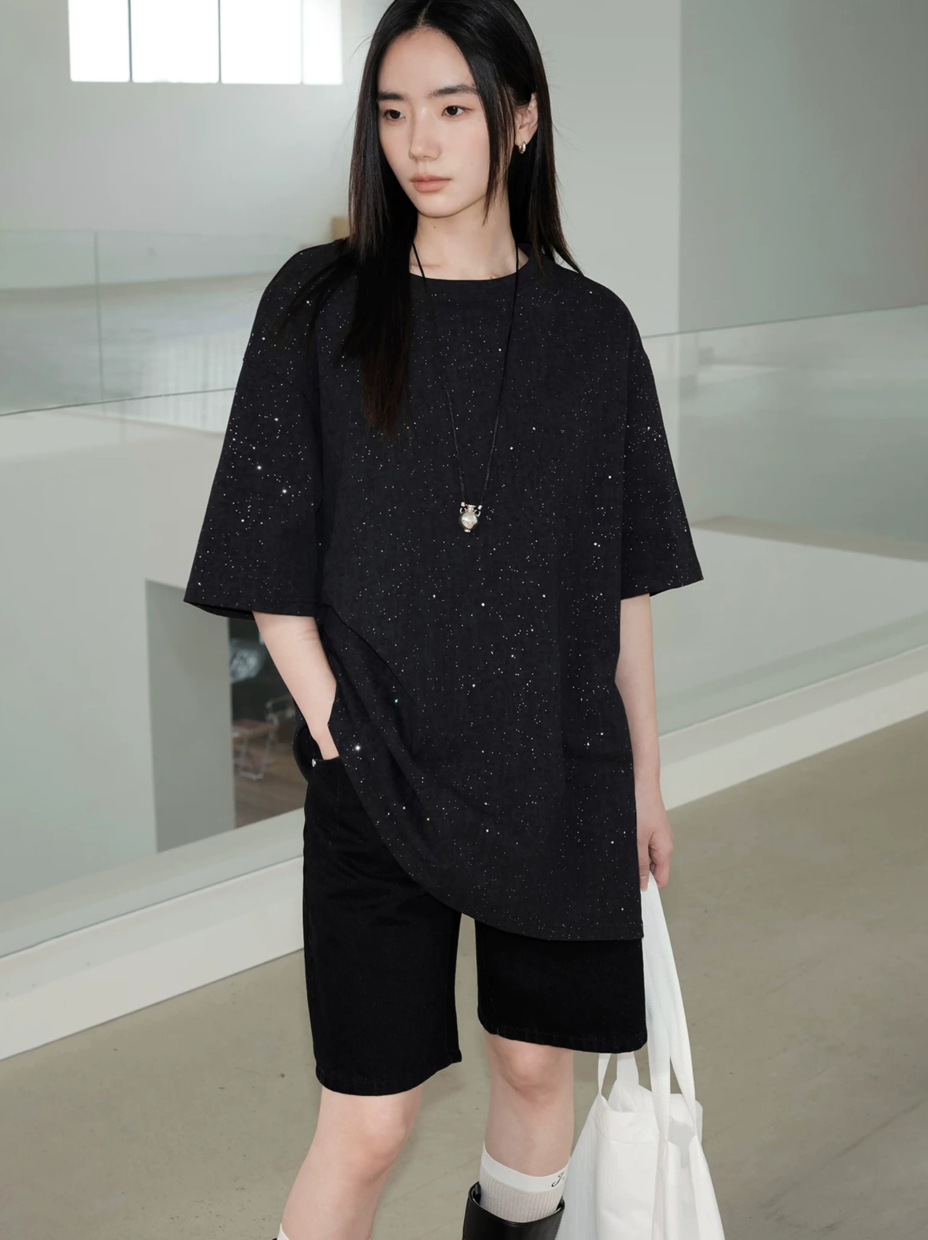 Speckled Oversized T-Shirt - Image 4