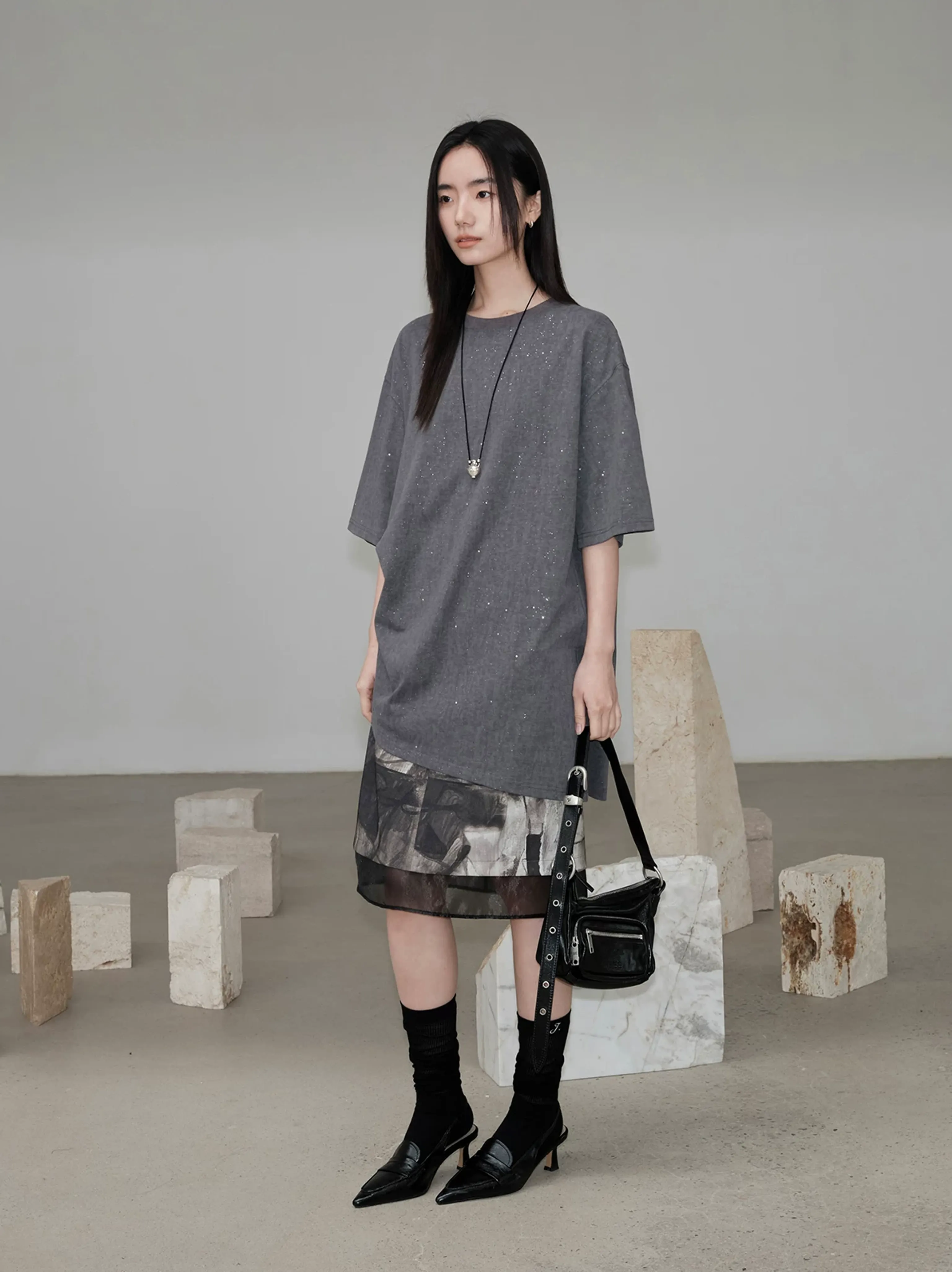 Speckled Oversized T-Shirt - Image 5