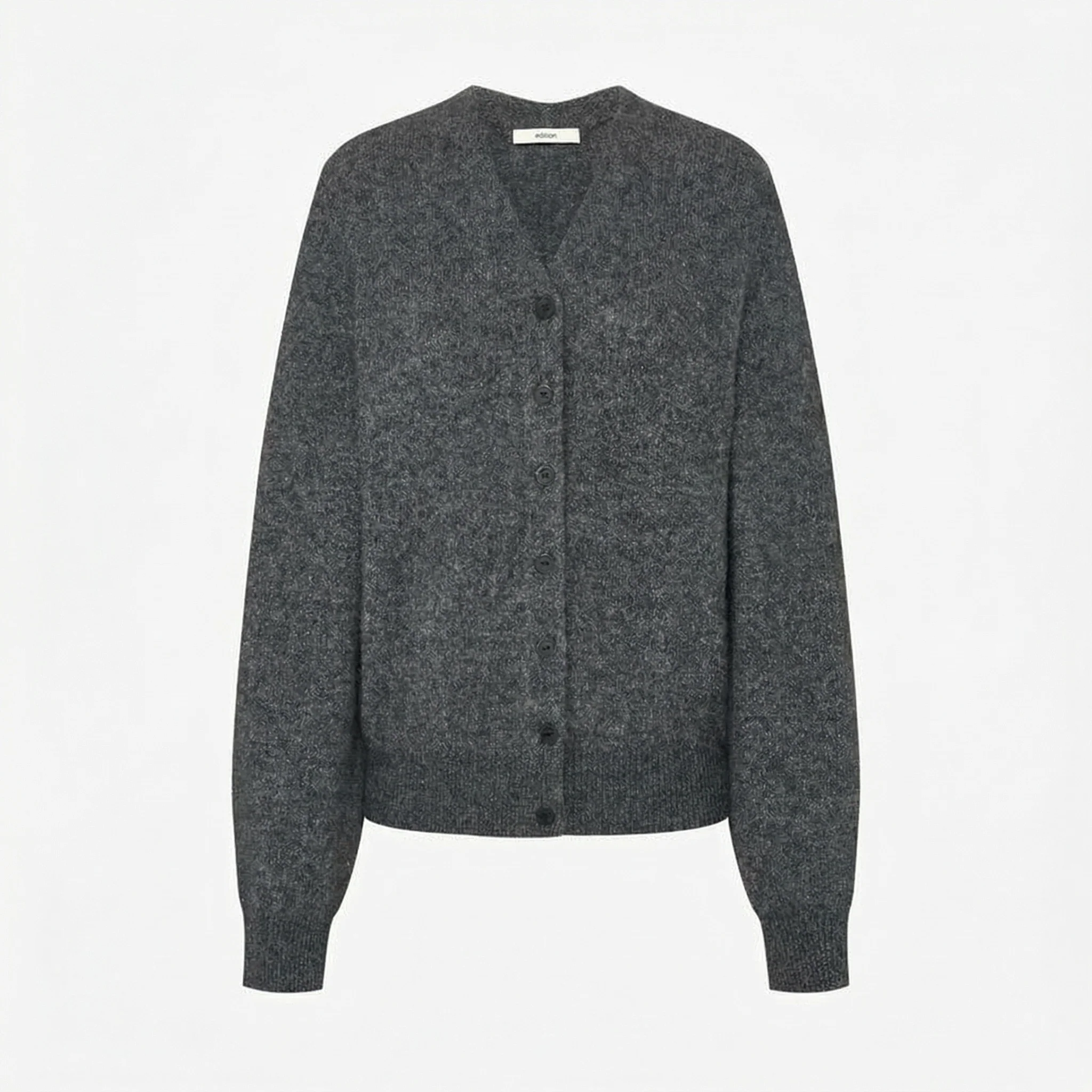 Speckled V-Neck Cardigan - Image 6