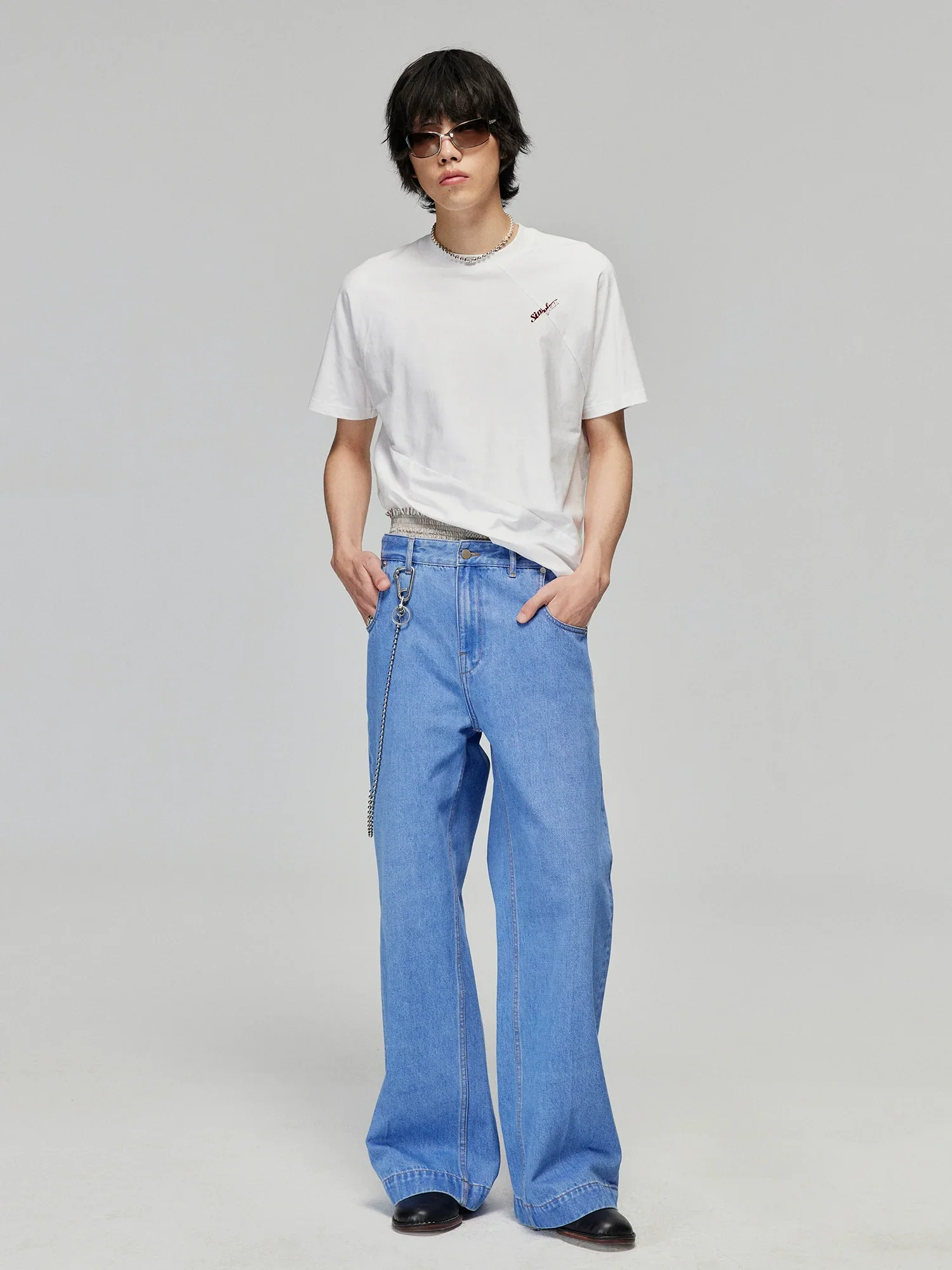 Spiral Seam Cotton Tee - Image 2