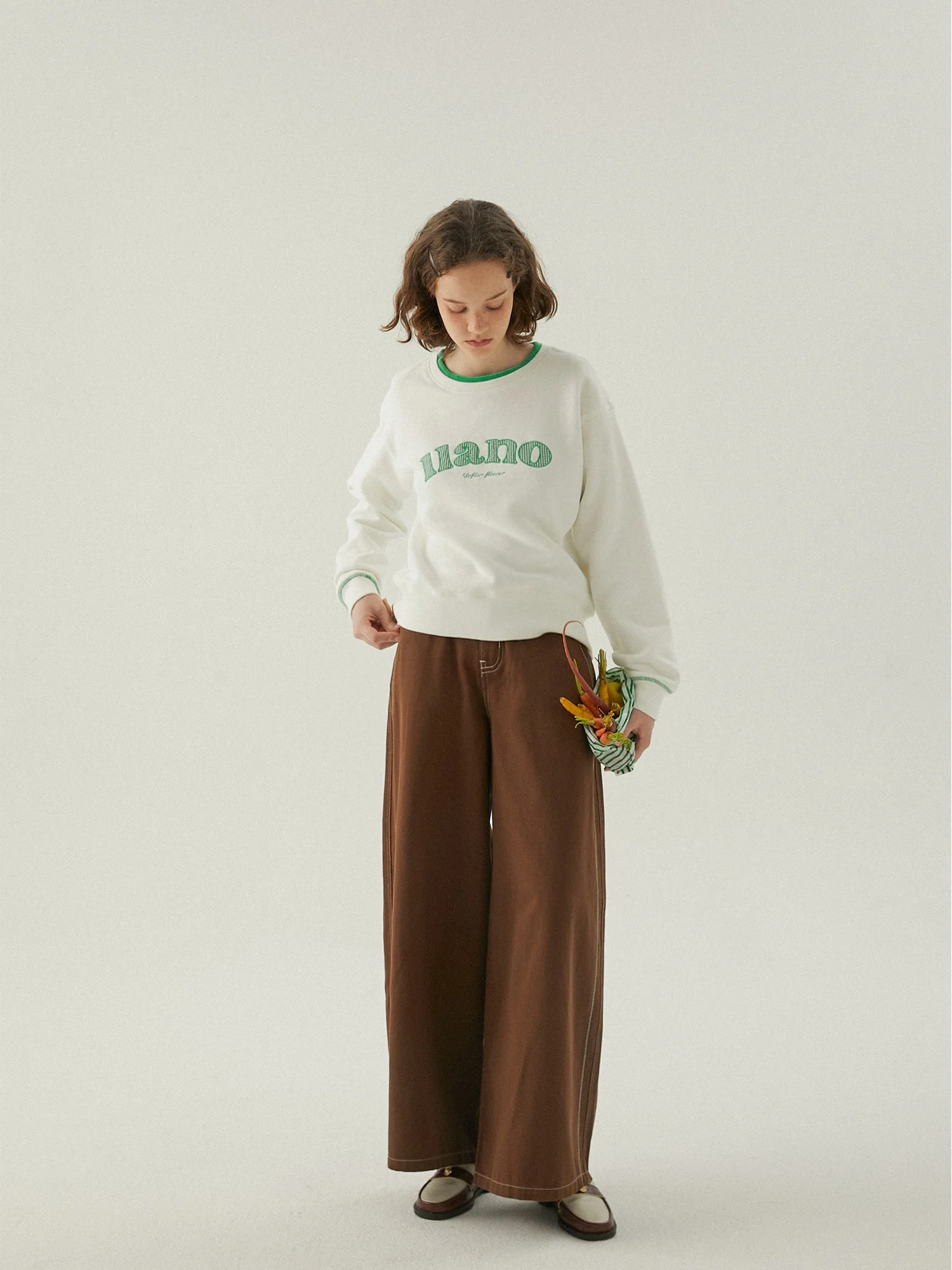 Splicing Pullover Sweatshirt - Image 5