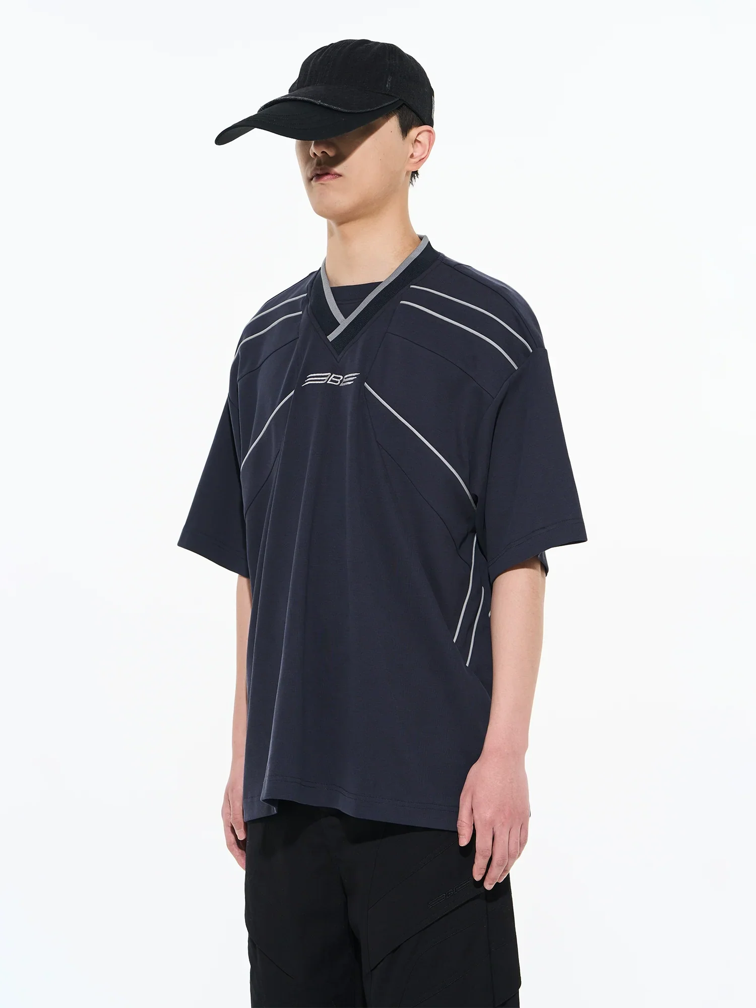 Split Collar Polo Shirt - Image 2