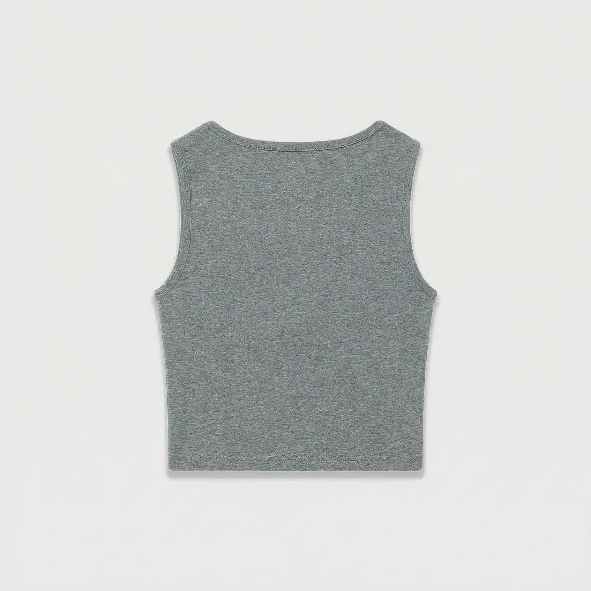 Square Neck Logo Crop Top - Image 5