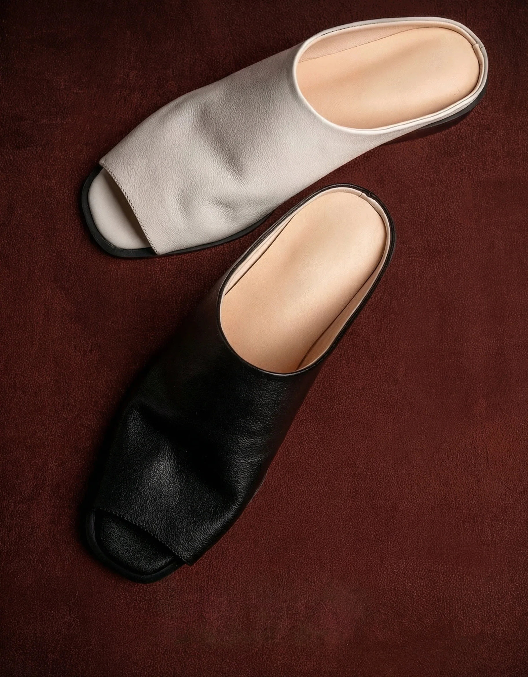 Square-Toe Leather Mules - Image 6