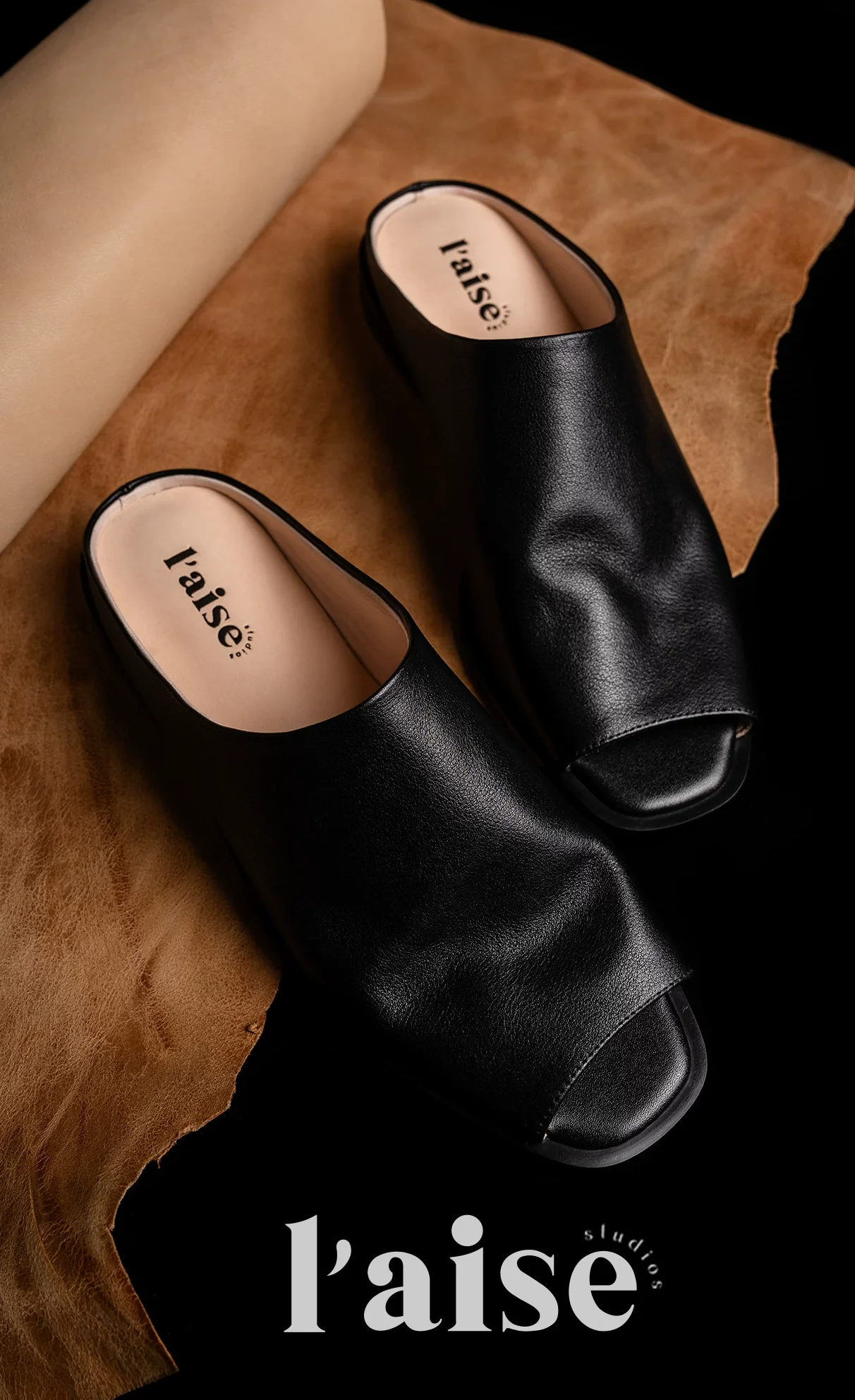 Square-Toe Leather Mules - Image 7