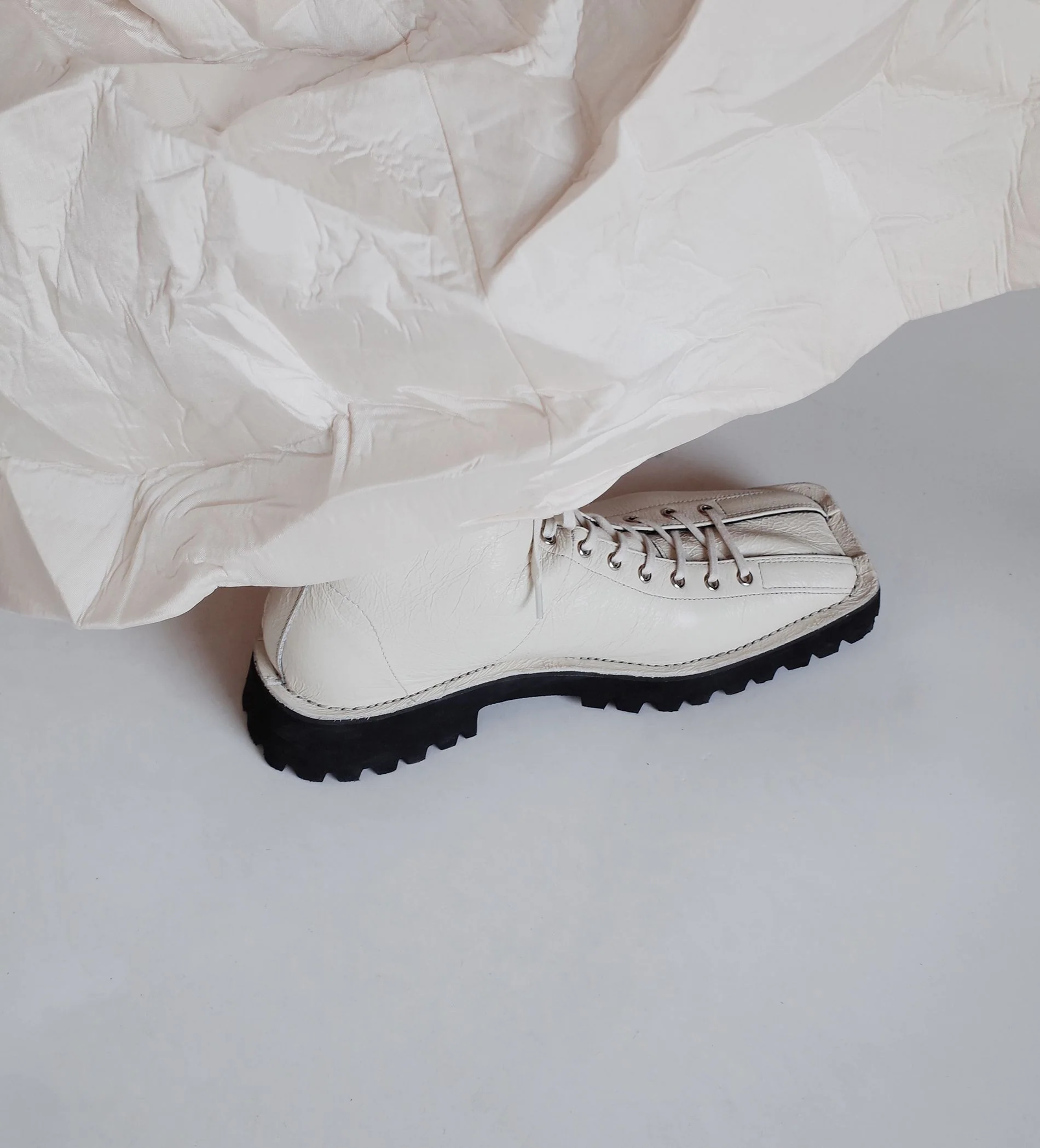 Square Toe Retro Boots - Image 4