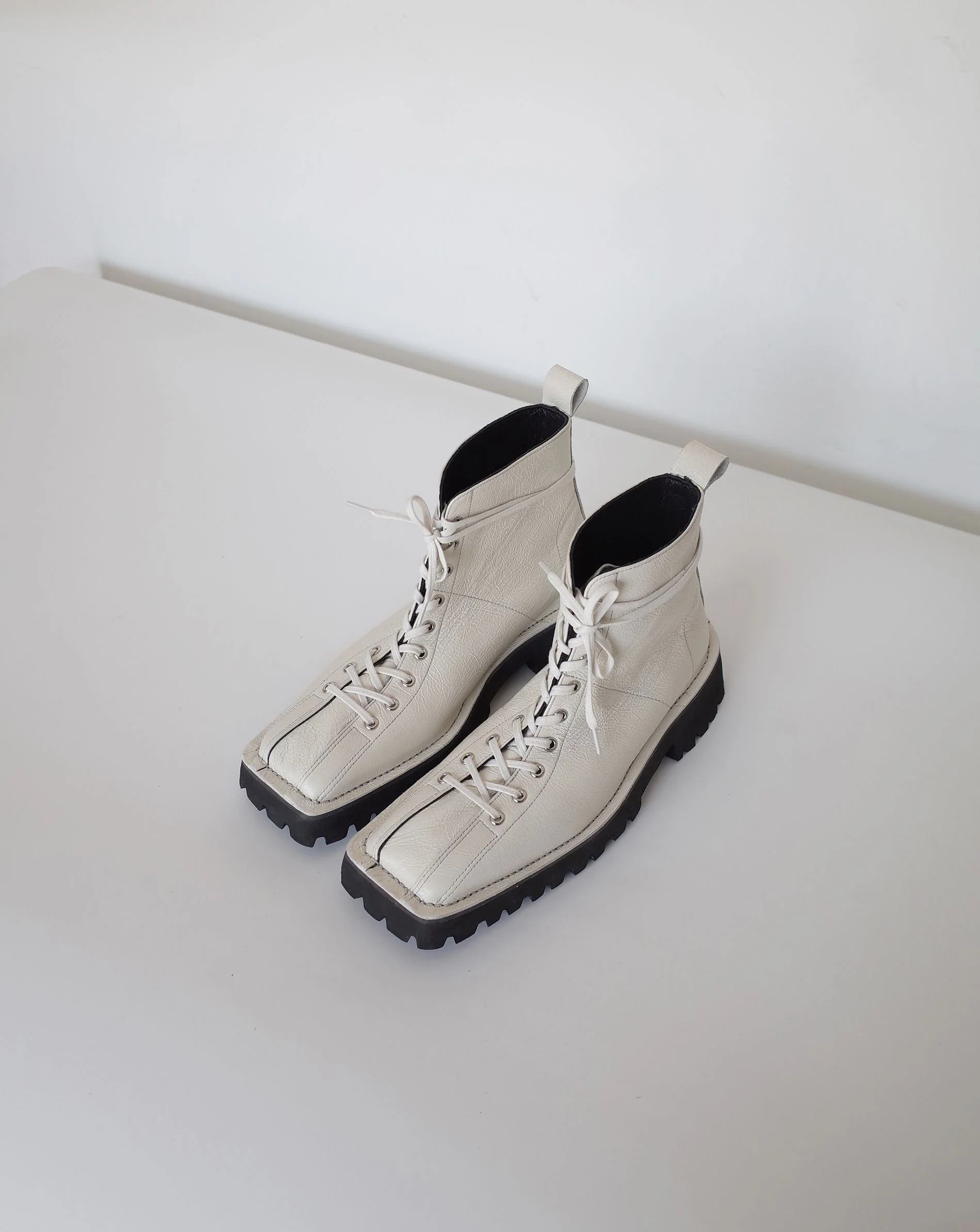 Square Toe Retro Boots - Image 6