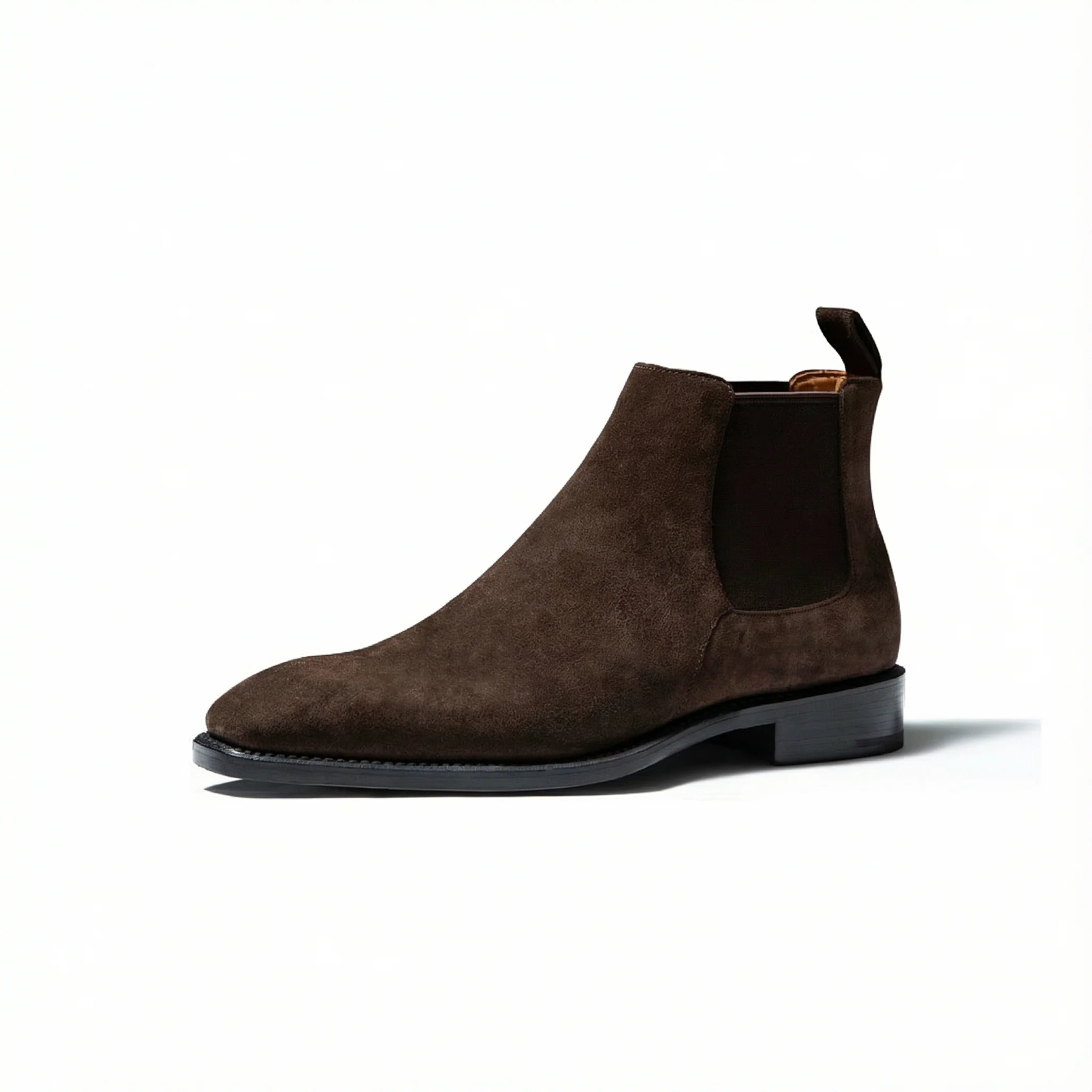 Square Toe Suede Chelsea Boot - Image 6
