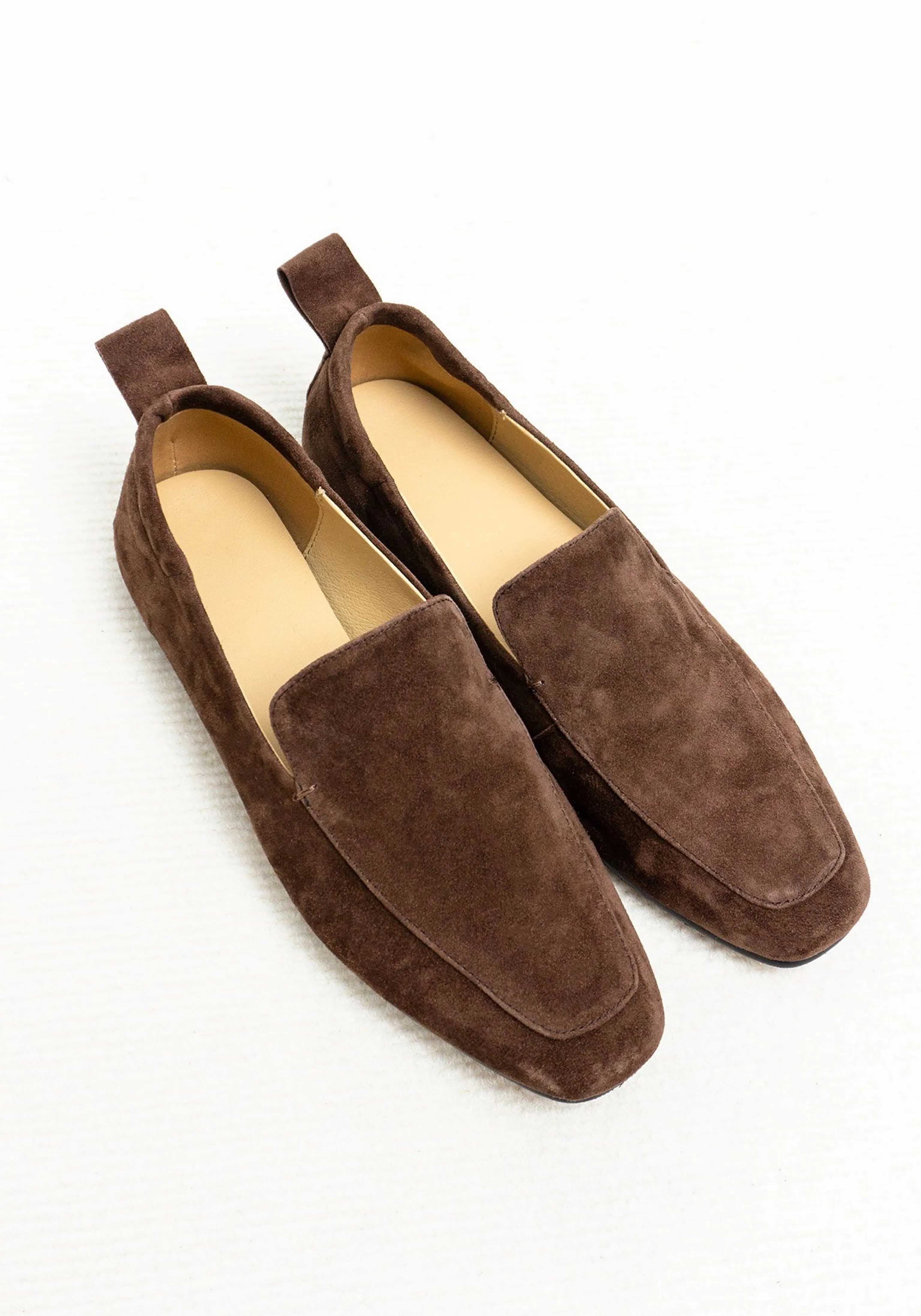 Square-Toe Suede Loafers - Image 4