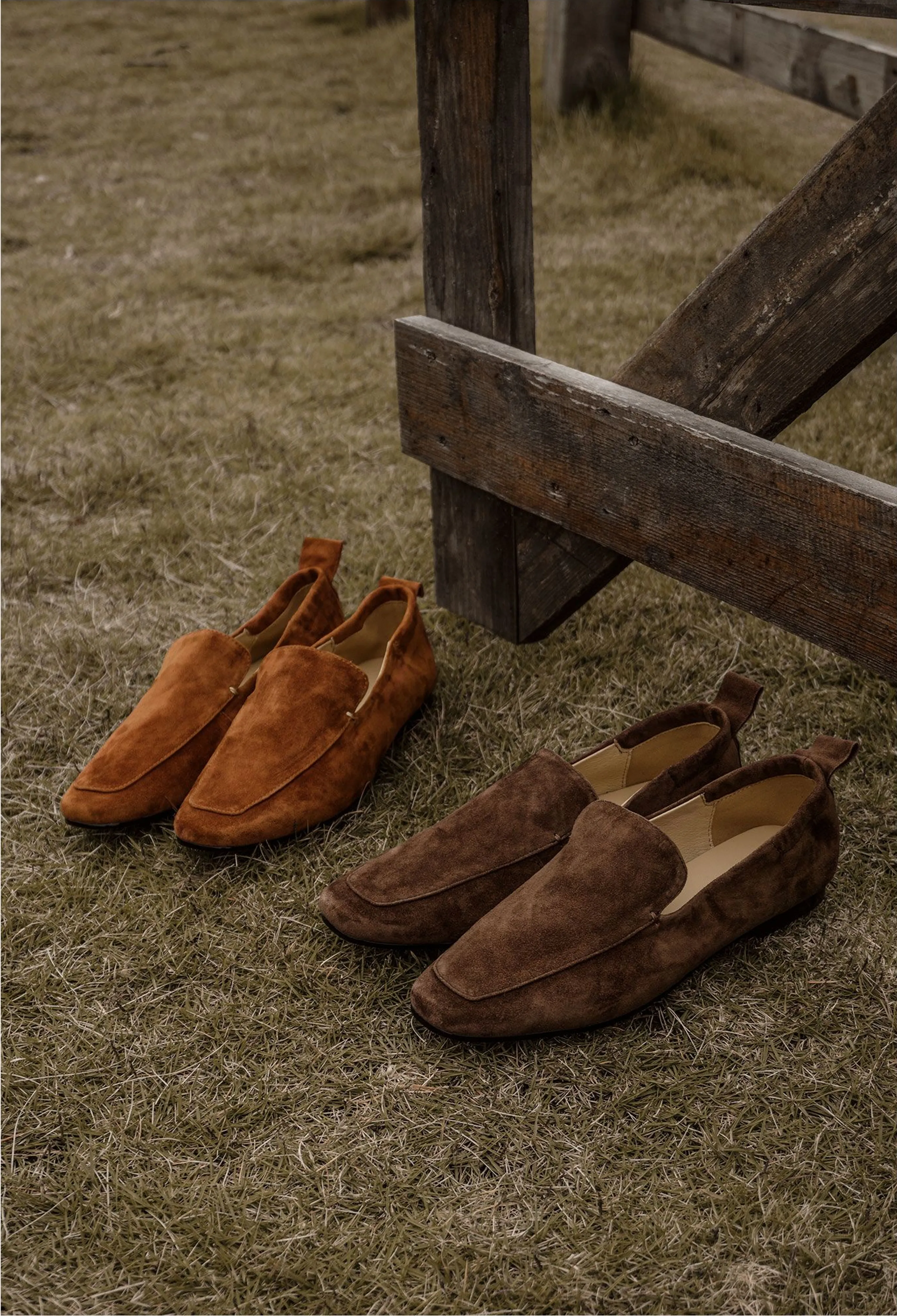 Square-Toe Suede Loafers - Image 5
