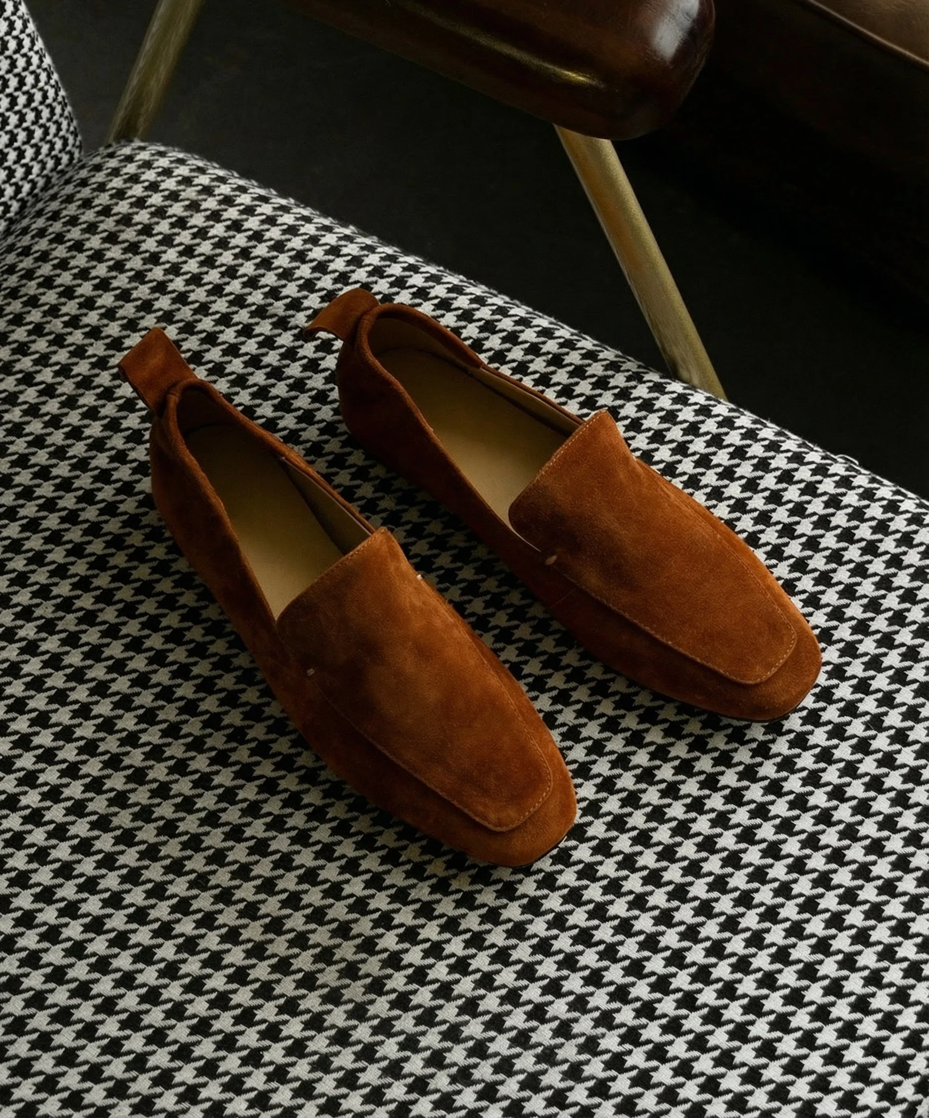 Square-Toe Suede Loafers - Image 7