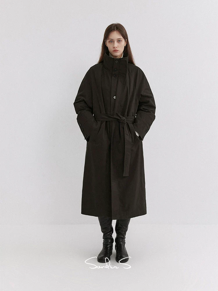 Stand-Collar Down Coat - Image 4