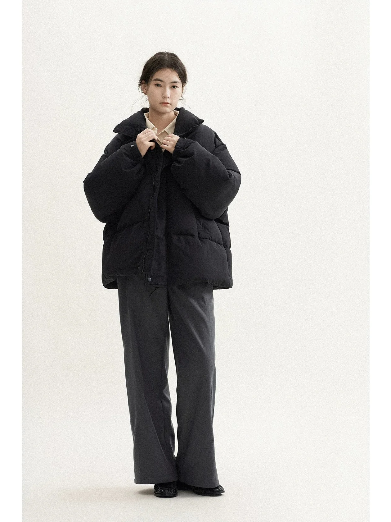 Stand Collar Down Puffer - Image 4