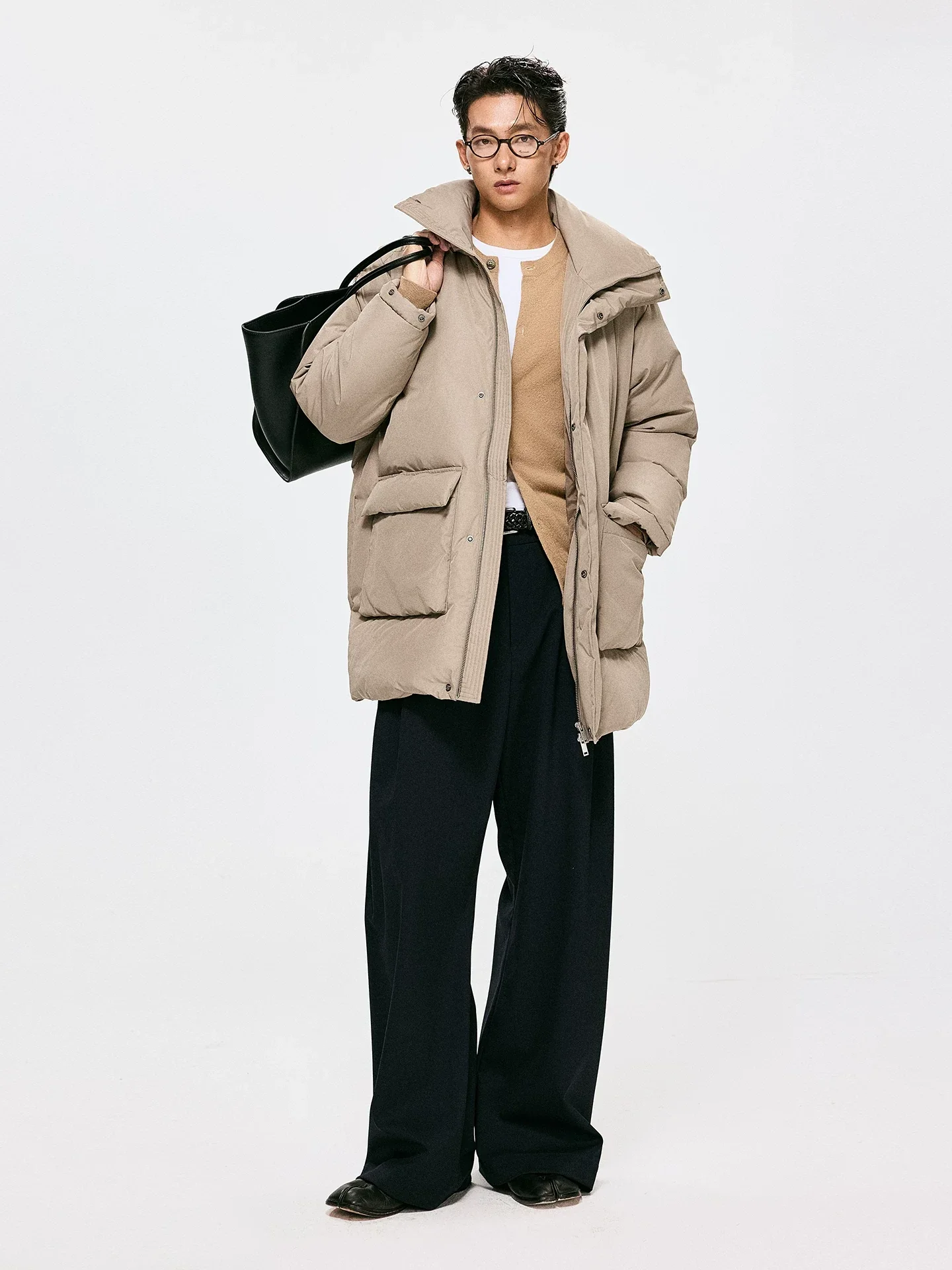 Stand Collar Goose Down Parka - Image 4