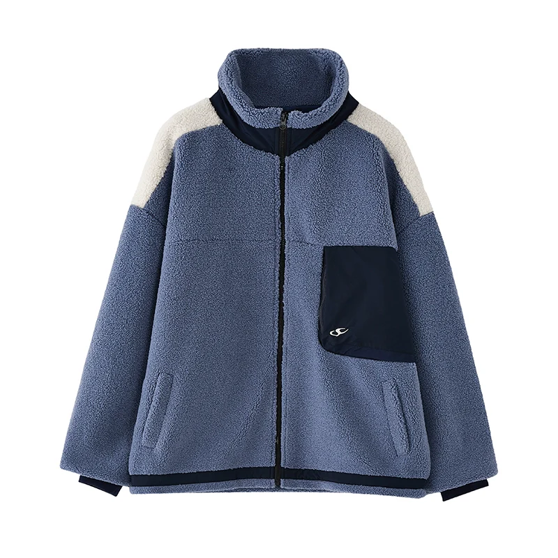 Stand-Collar Sherpa Fleece Jacket - Image 4
