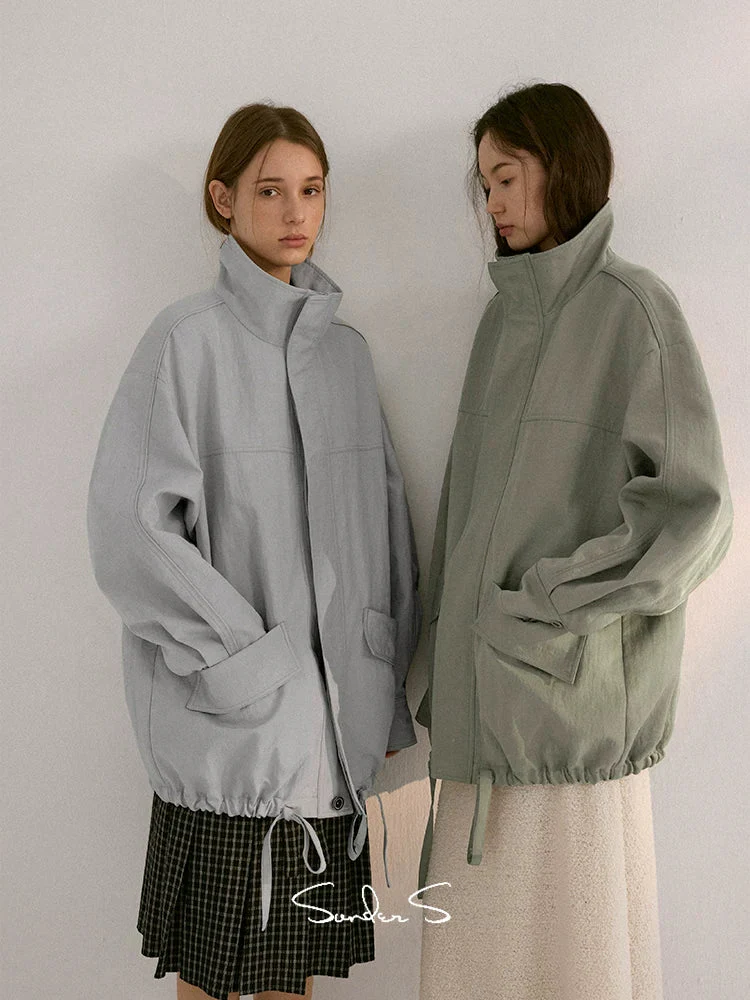 Stand-Collar Utility Jacket - Image 3