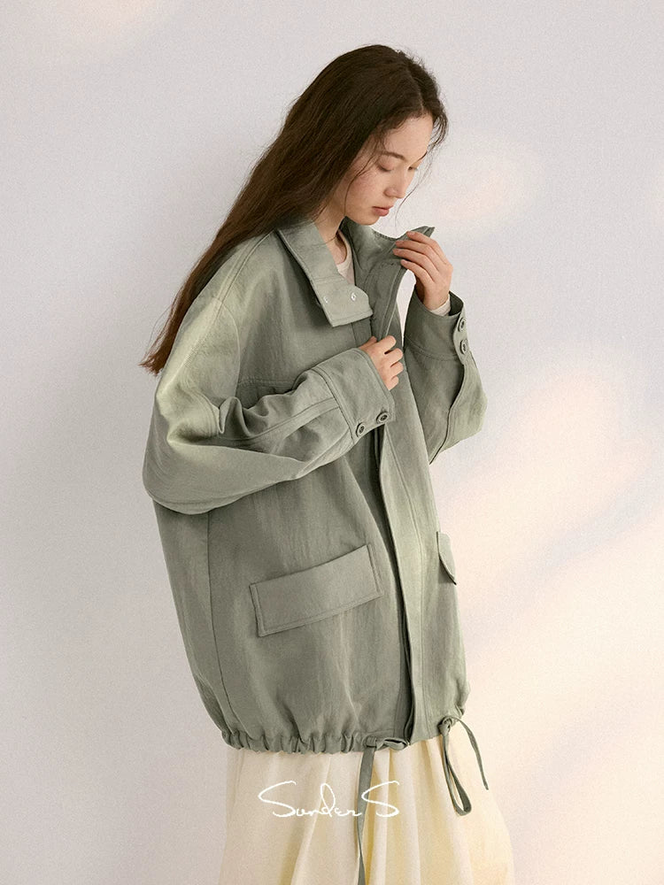 Stand-Collar Utility Jacket - Image 4