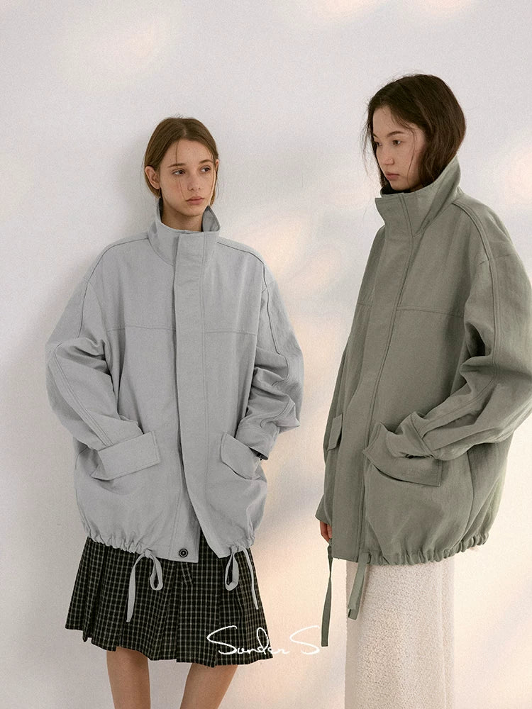 Stand-Collar Utility Jacket - Image 5