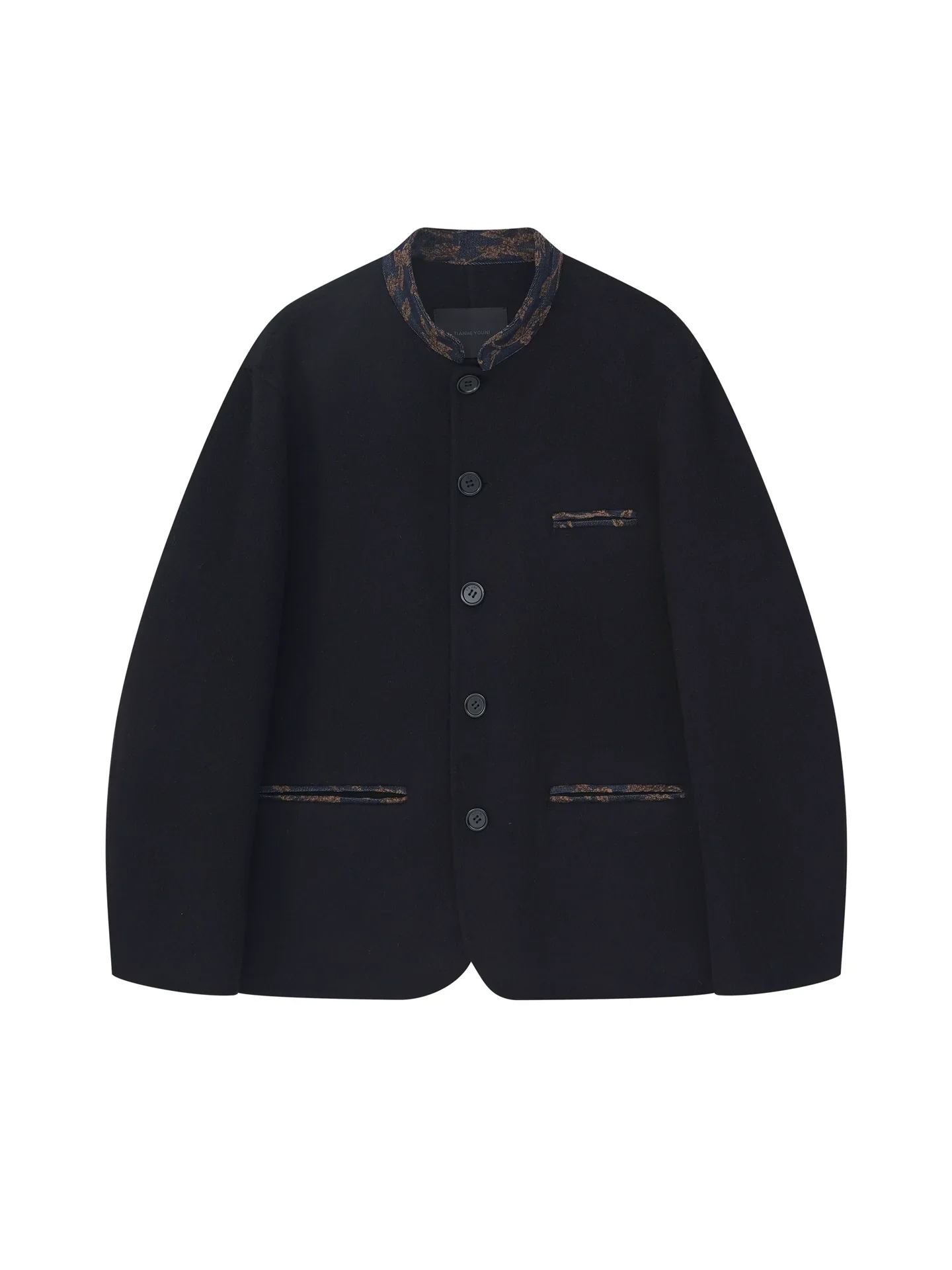 Stand-Collar Wool-Blend Jacket - Image 5