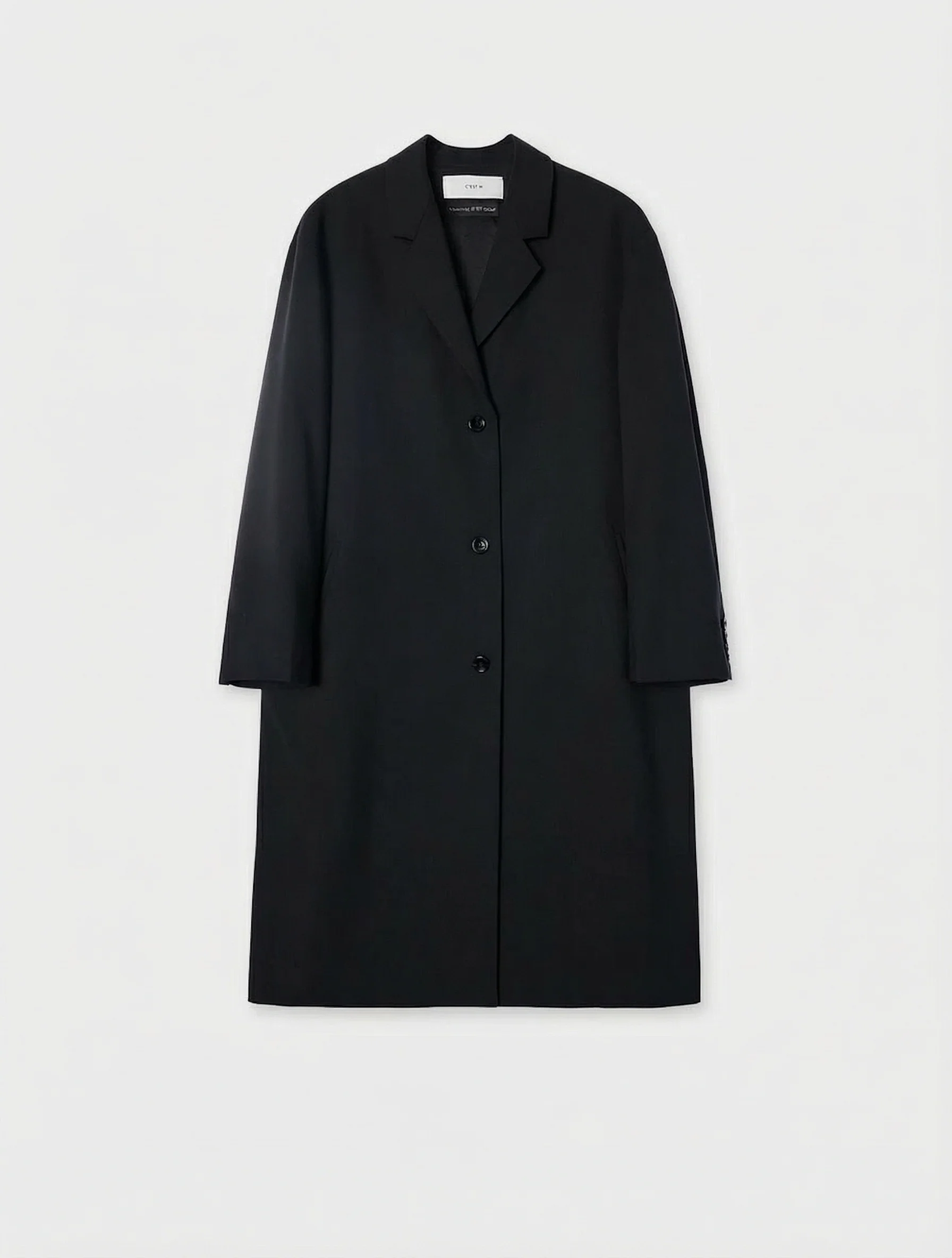 Stand Collar Wool Trench - Image 6