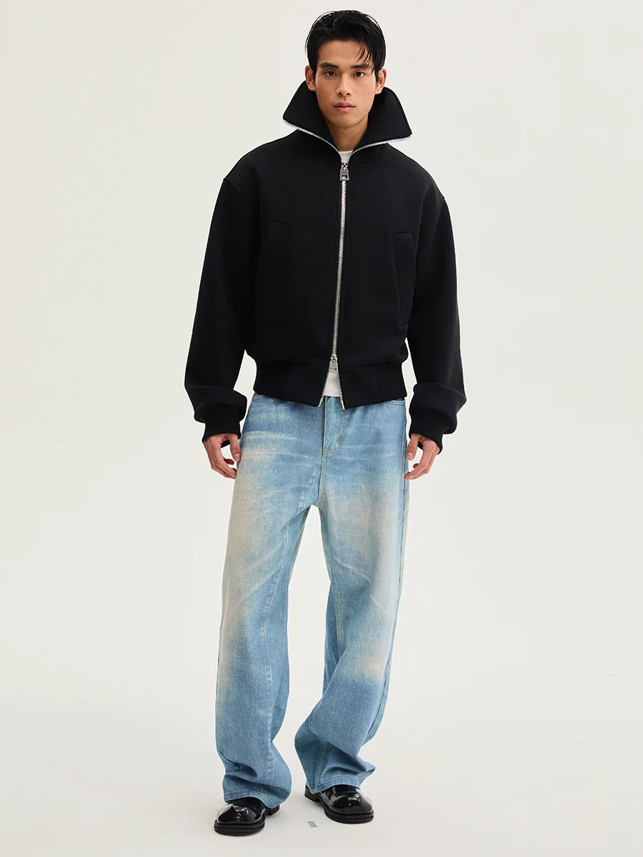 Stand-Collar Zip Jacket - Image 2