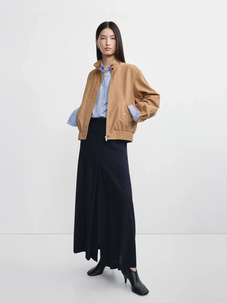 Stand Collar Zip Jacket - Image 2