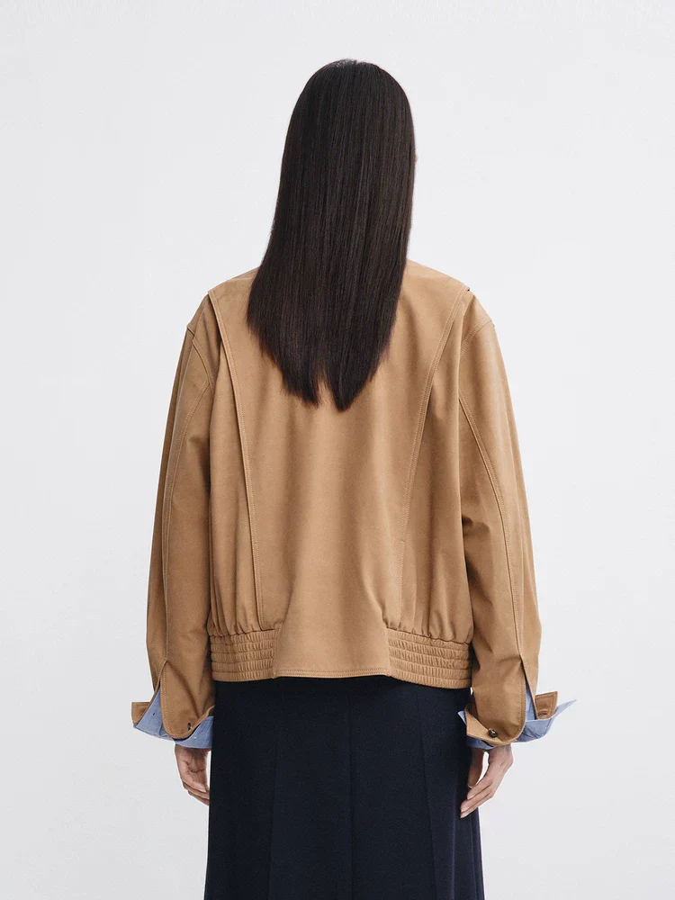 Stand Collar Zip Jacket - Image 3
