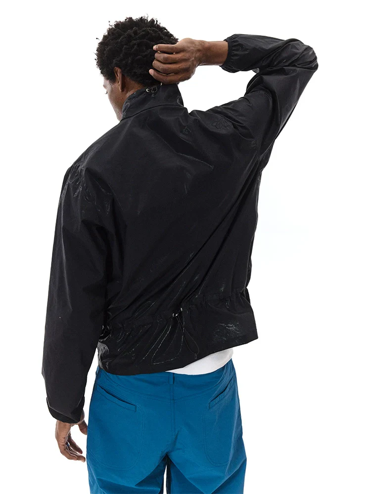 Stand-Collar Zip Windbreaker - Image 5