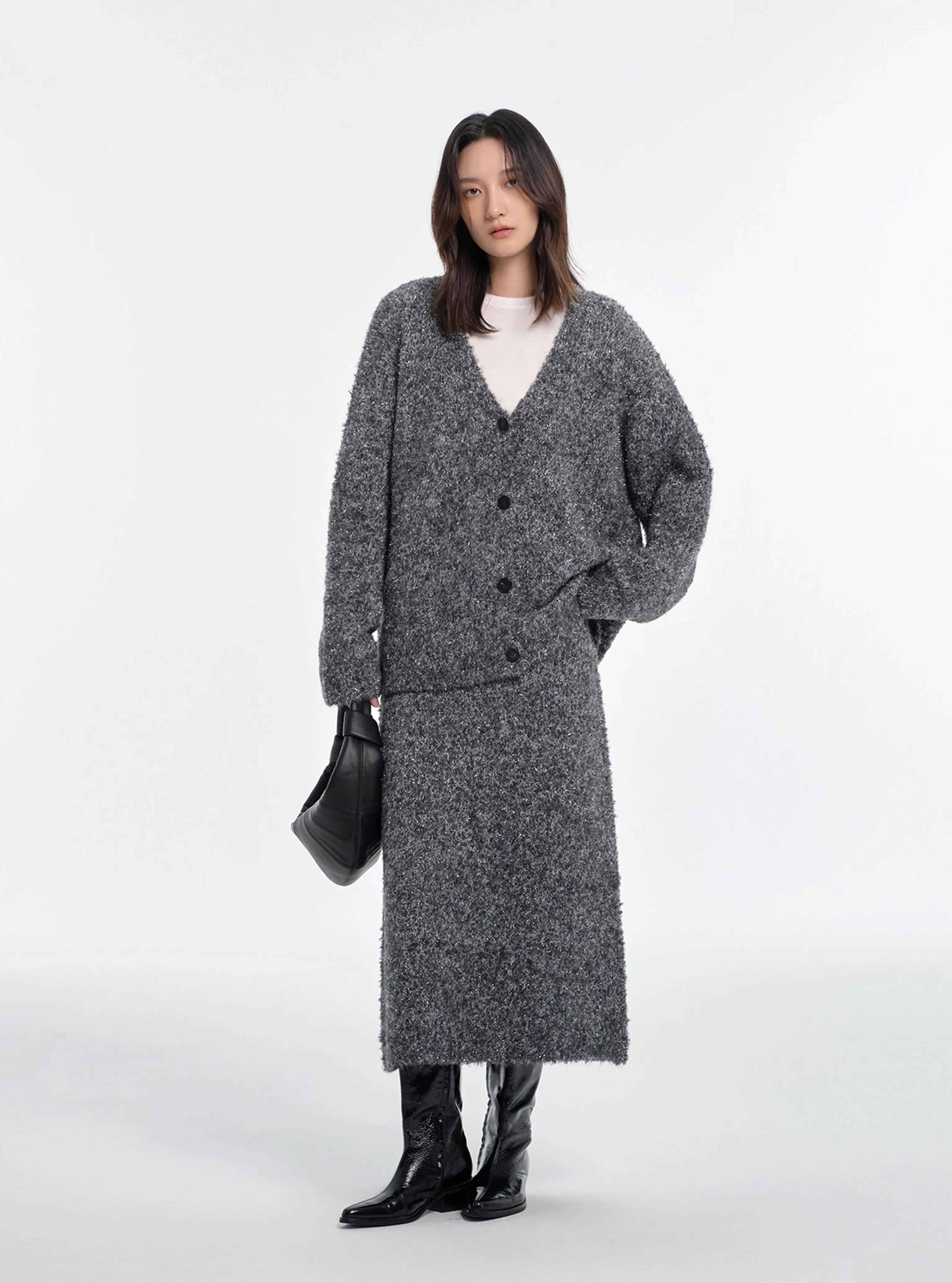 Starry Gray Knit Set - Image 10