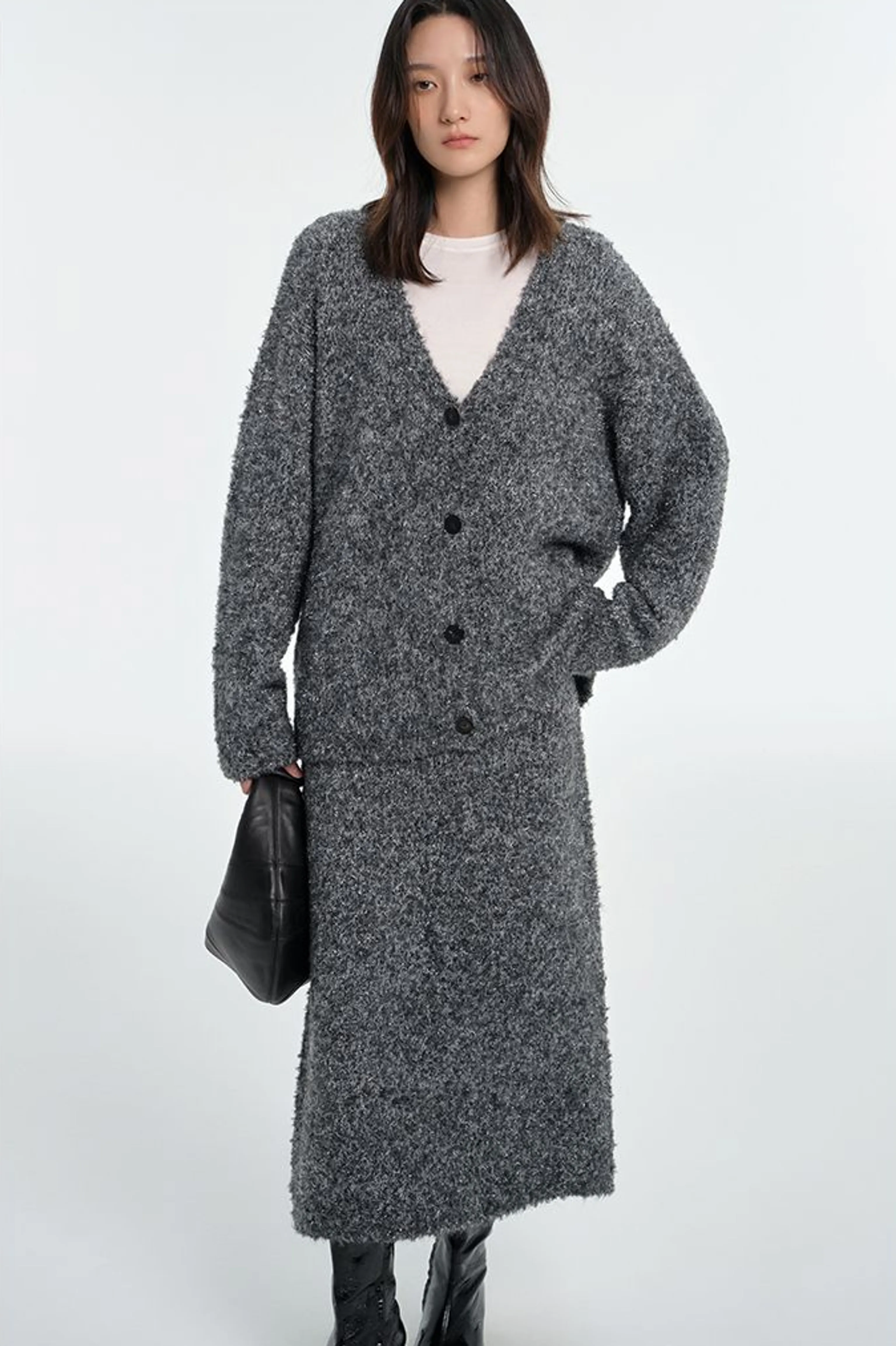 Starry Gray Knit Set - Image 9
