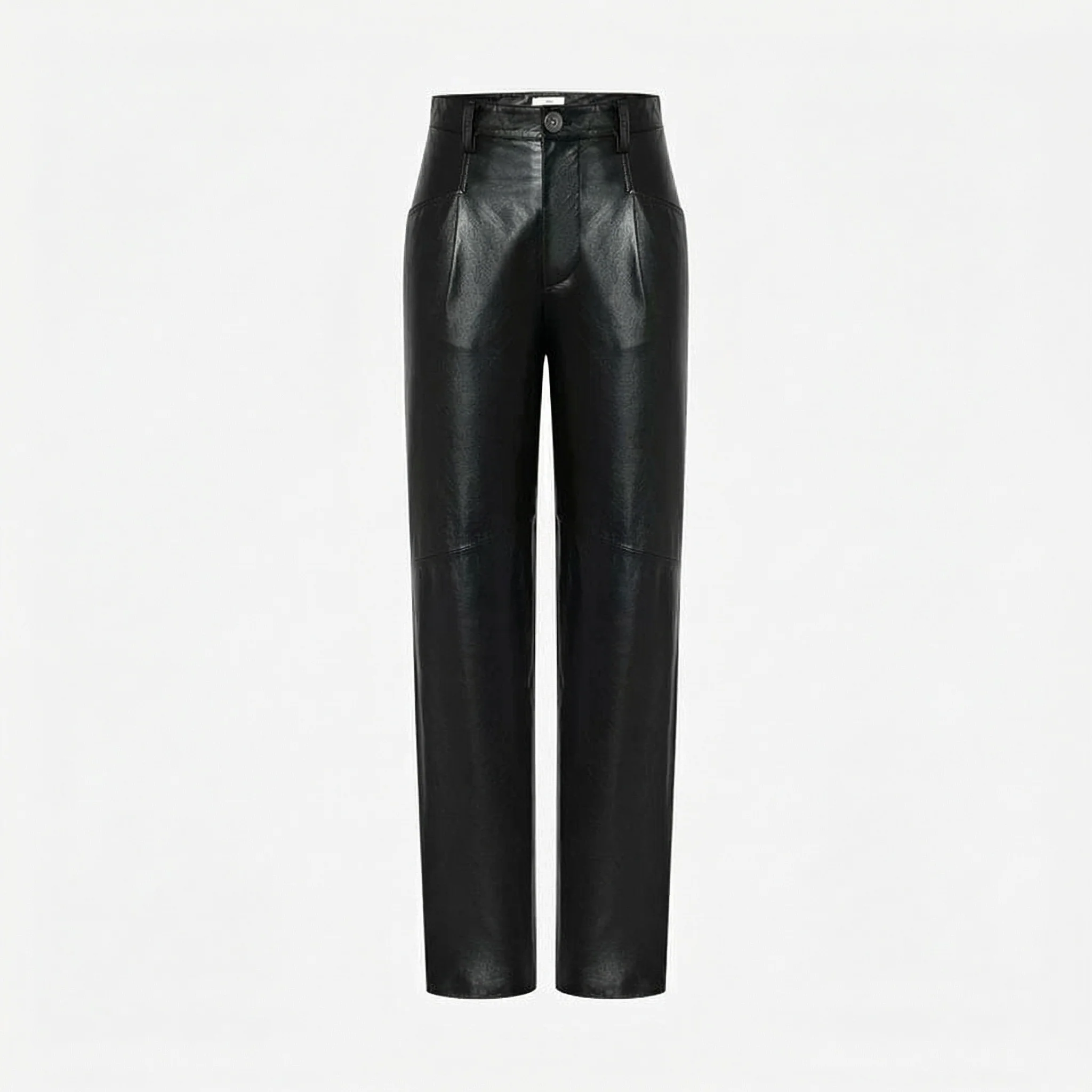 Straight Leather Pants - Image 6