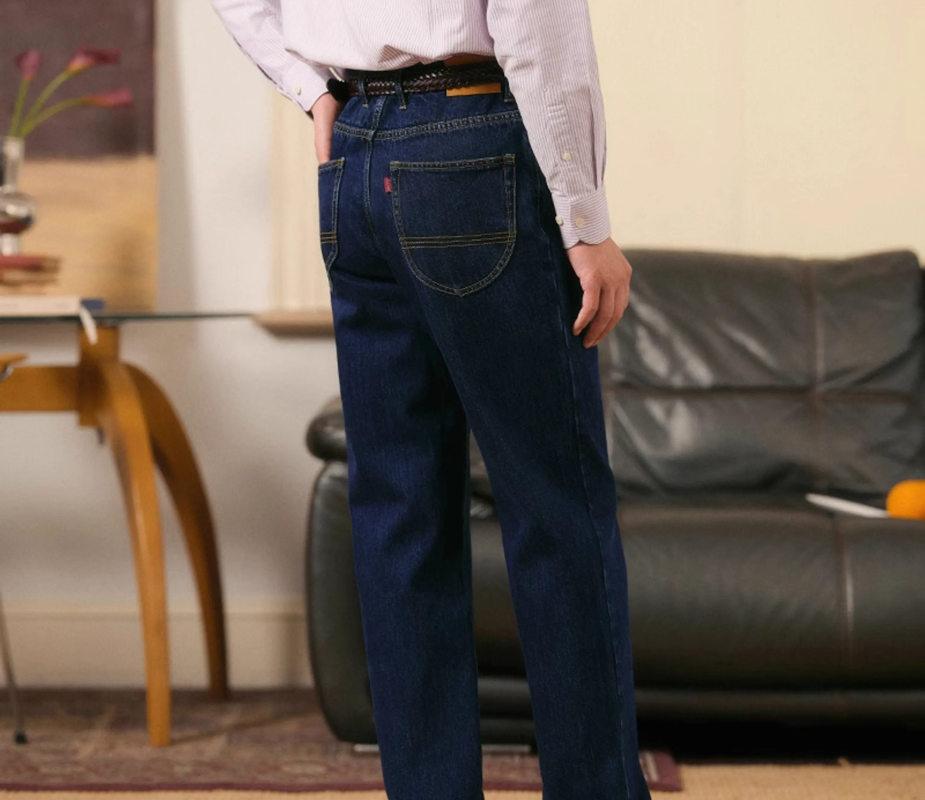 Straight-Leg Cotton Jeans - Image 7