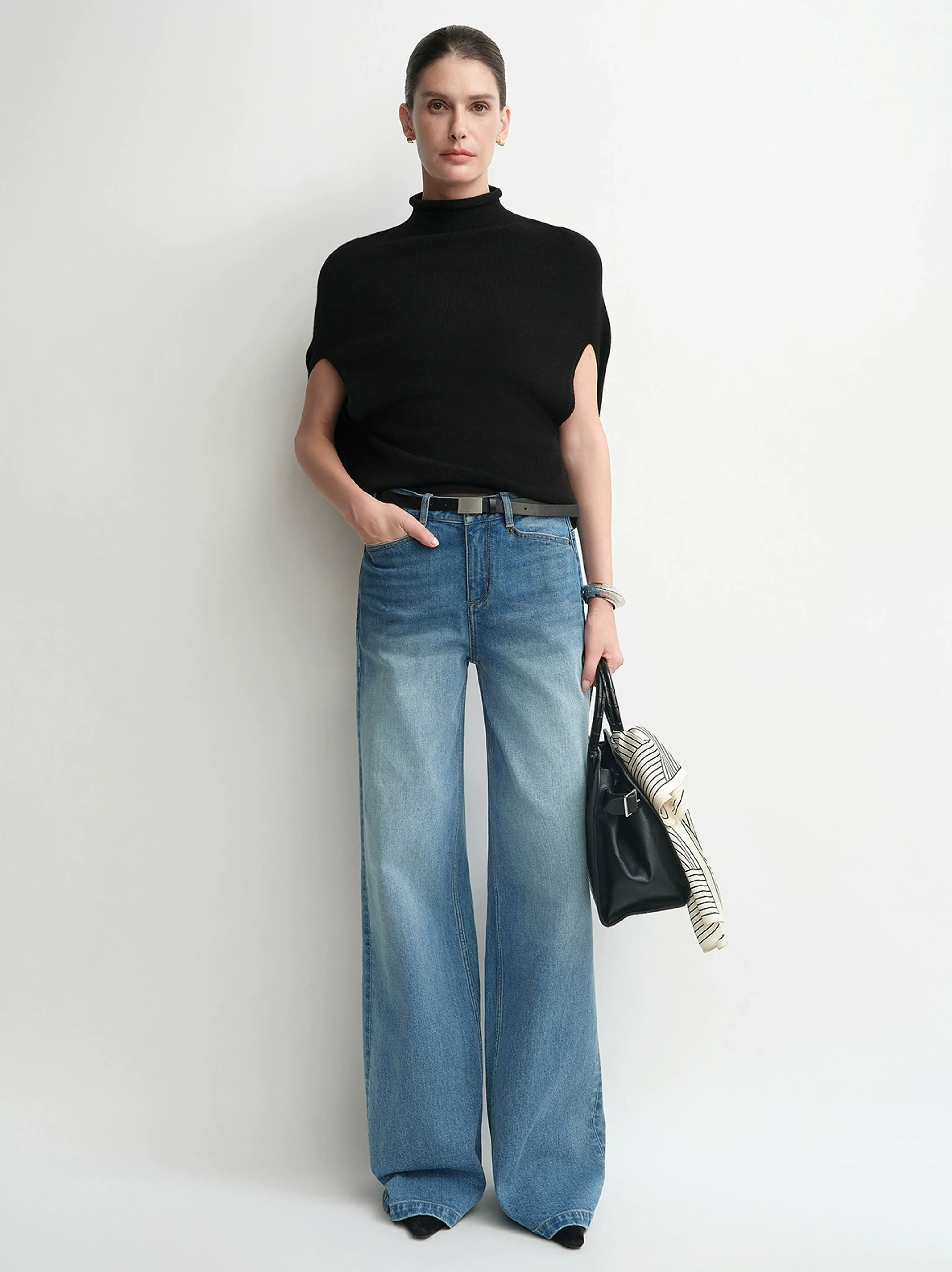 Stretch Indigo Straight-Leg Jeans - Image 3