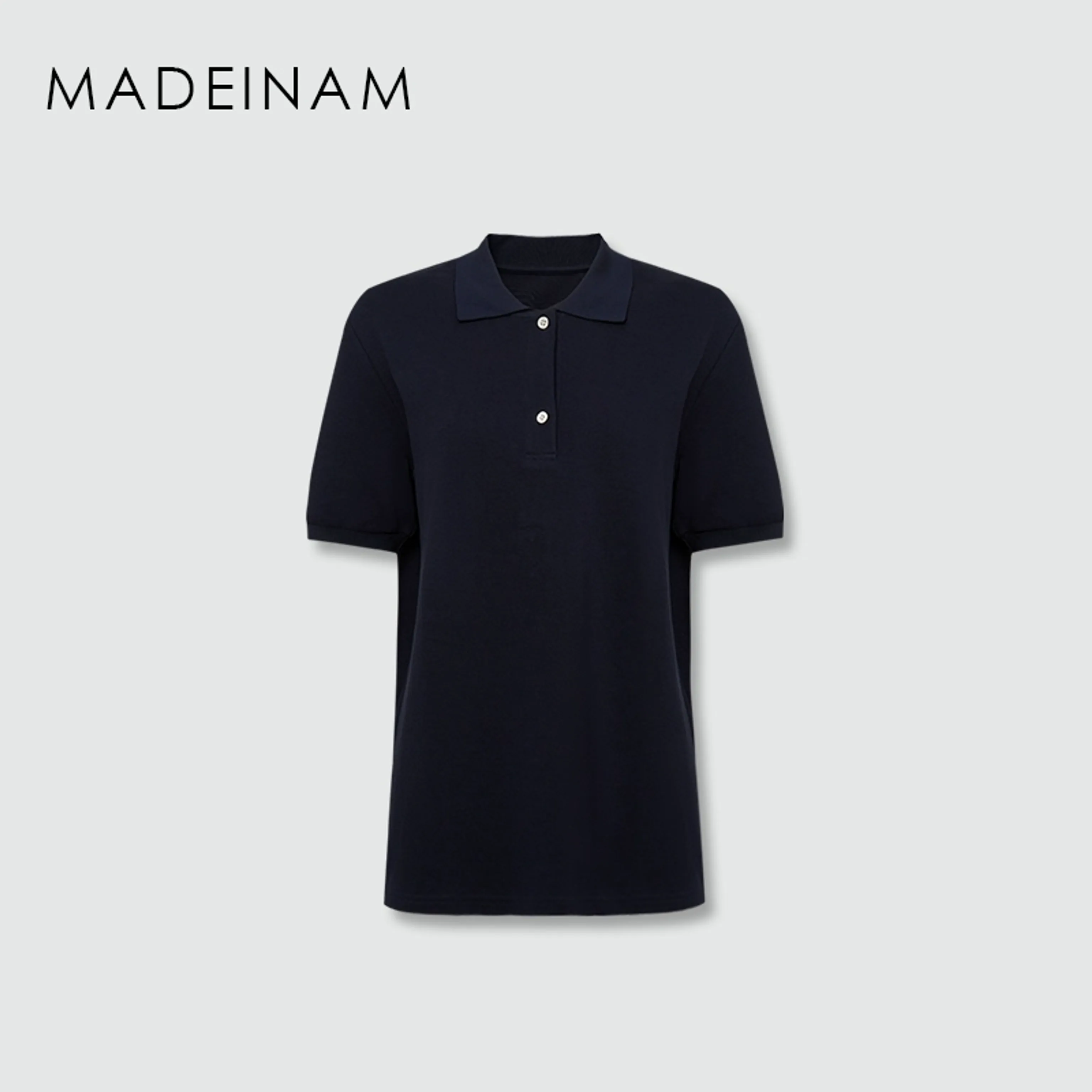 Stretch Piqué Cotton Polo Tee - Image 6