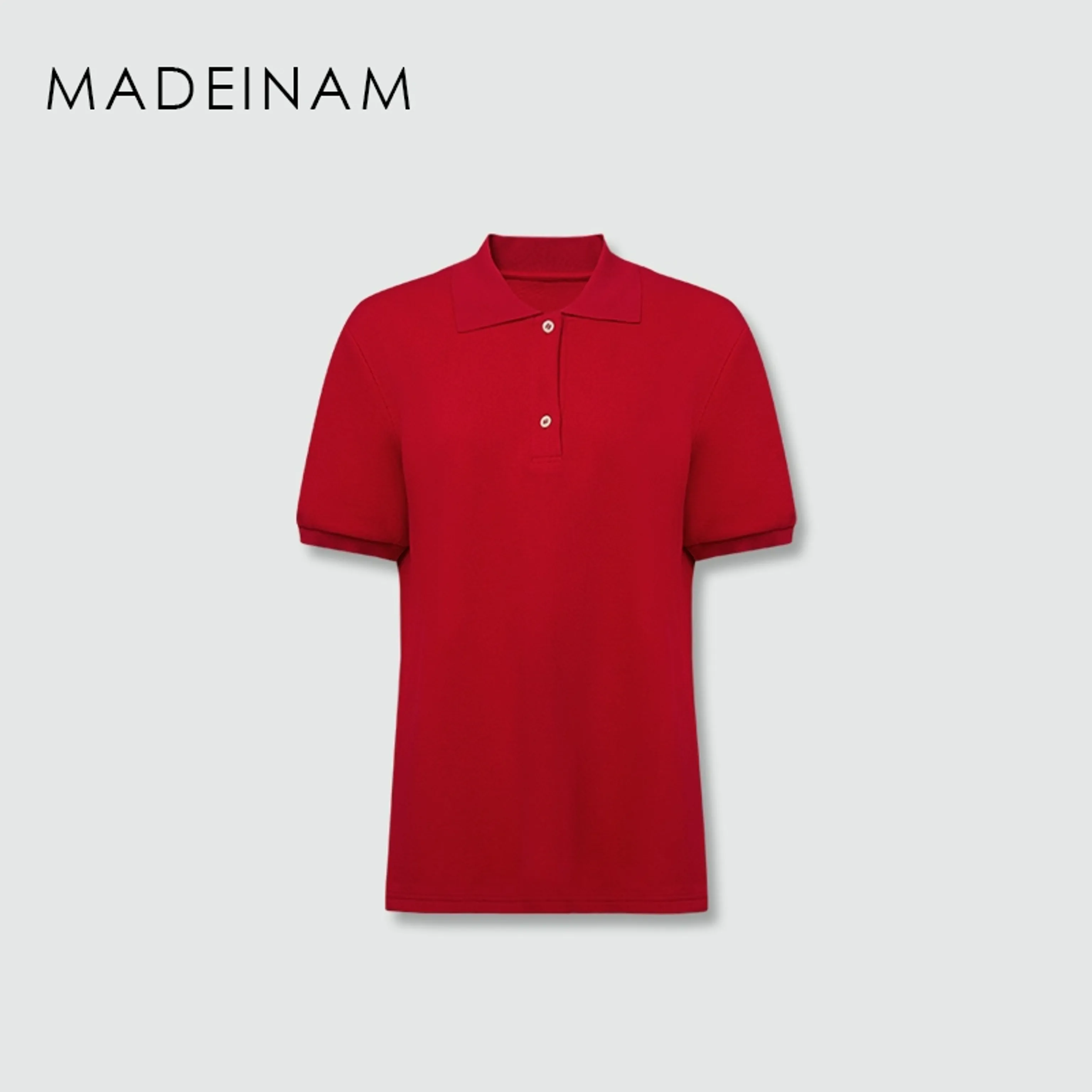 Stretch Piqué Cotton Polo Tee - Image 7