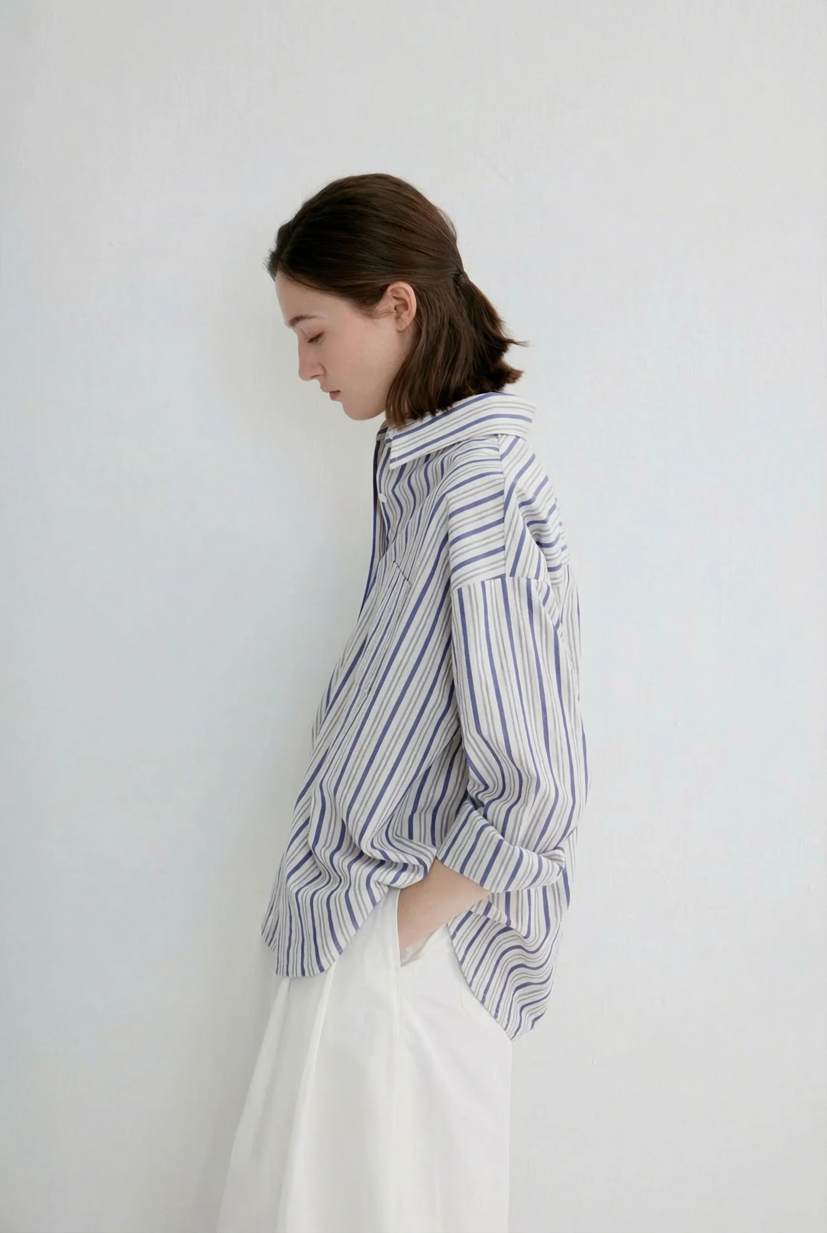 Striped Button Shirt - Image 2