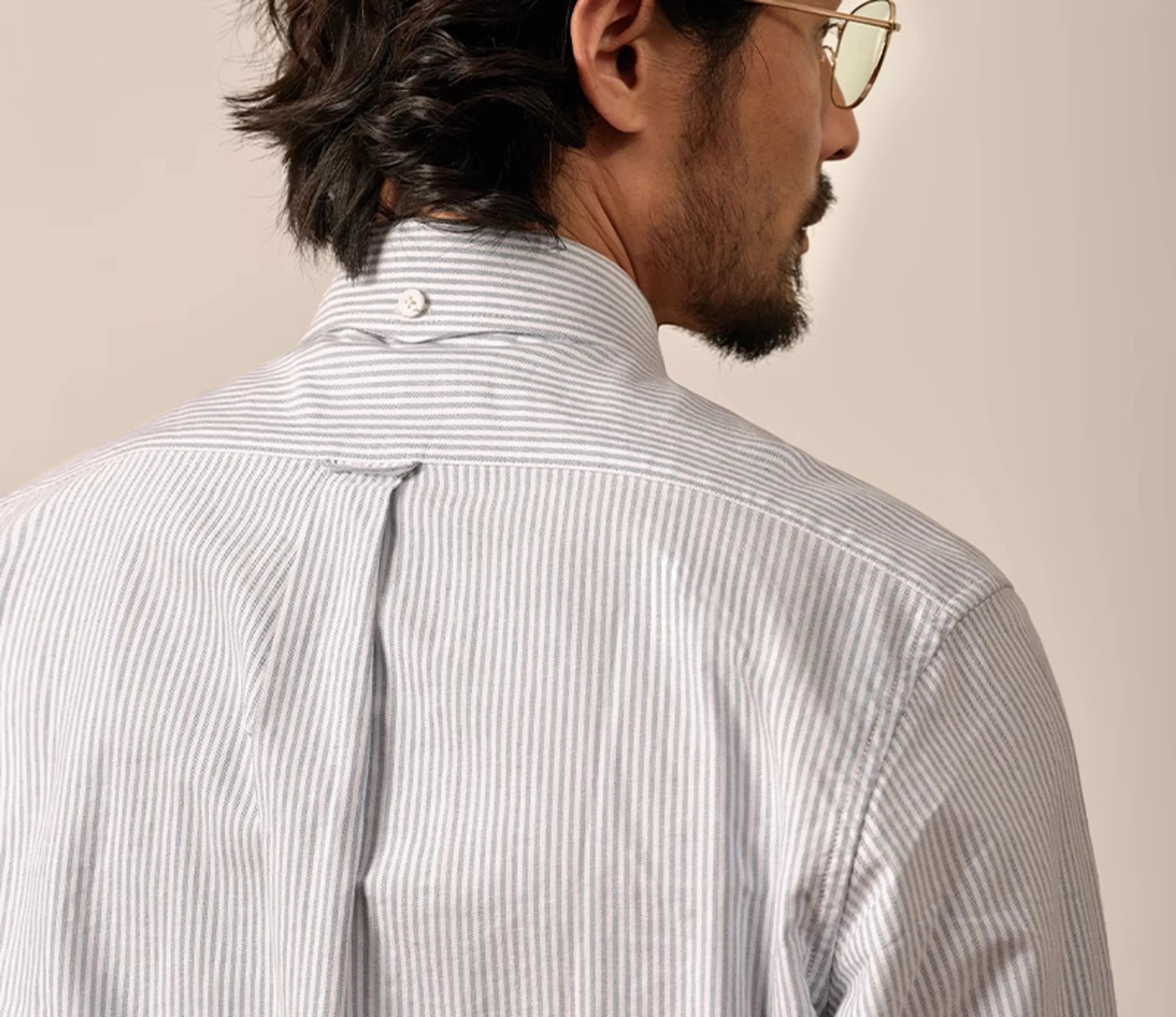Striped Cotton Oxford Shirt - Image 5