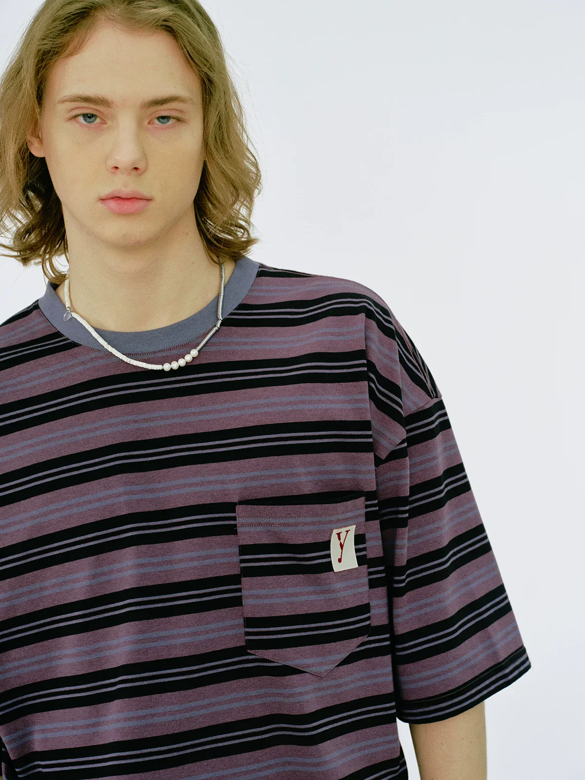 Striped Drop-Shoulder Tee